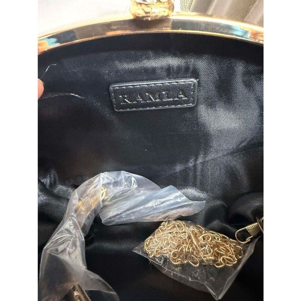 Other RAMLA Crystal Clutch Purse Jeweled Purses Rhinestone Size ONE SIZE - 10 Thumbnail