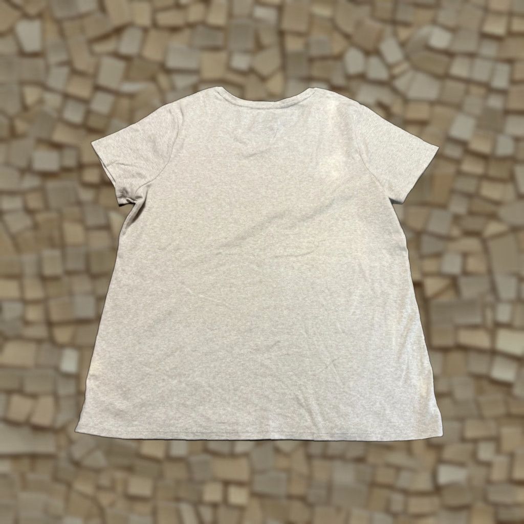 Croft & Barrow Croft & Barrow Shirt Women's XXL Tan V-neck Classic Tee Shirt Cotton, Short Sleeve, Pullover, Casual, Regular Fit, Brown, Basic Modern Tee, Women, 2XL Size XXL / US 16-18 / IT 52-54 - 1 Thumbnail