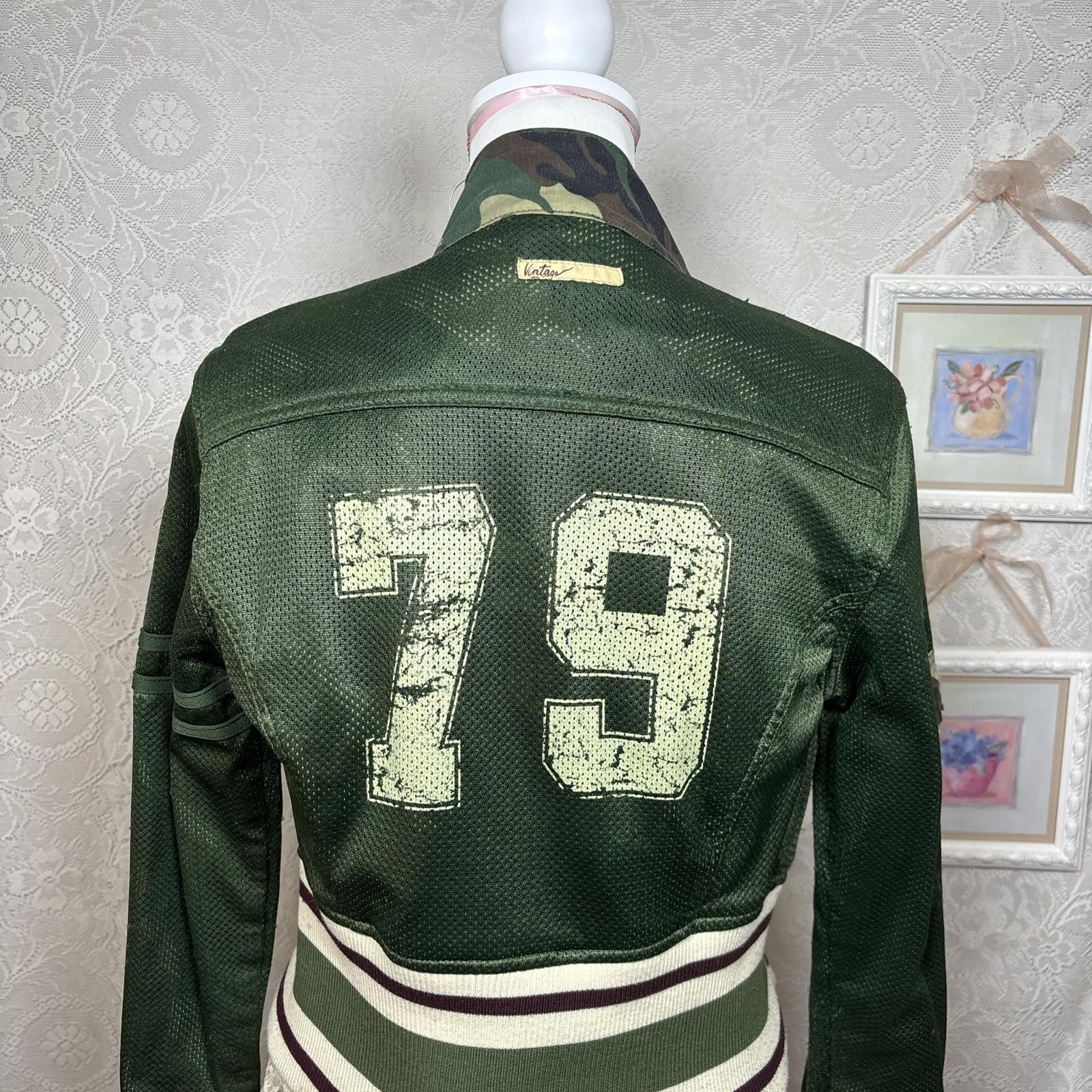 Jordache y2k camo jersey cropped jacket Size M / US 6-8 / IT 42-44 - 3 Thumbnail