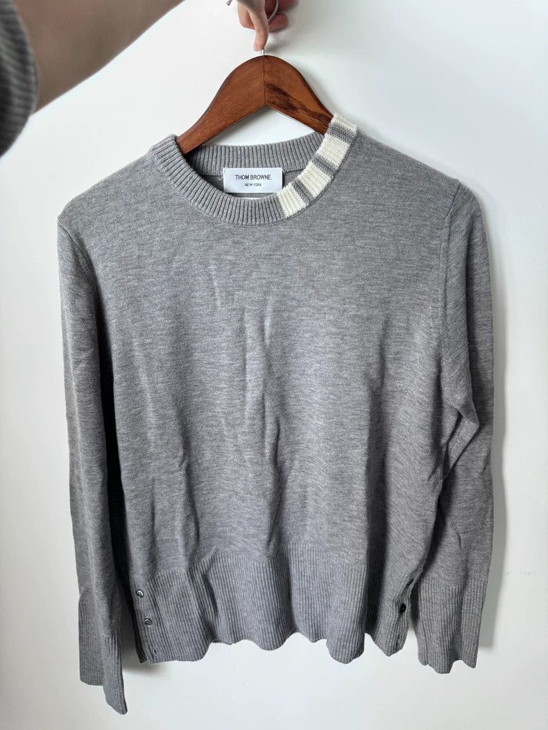 Thom Browne Thom Browne Men's Wool Sweater Size 3 - dmc Size US M / EU 48-50 / 2 - 1 Thumbnail