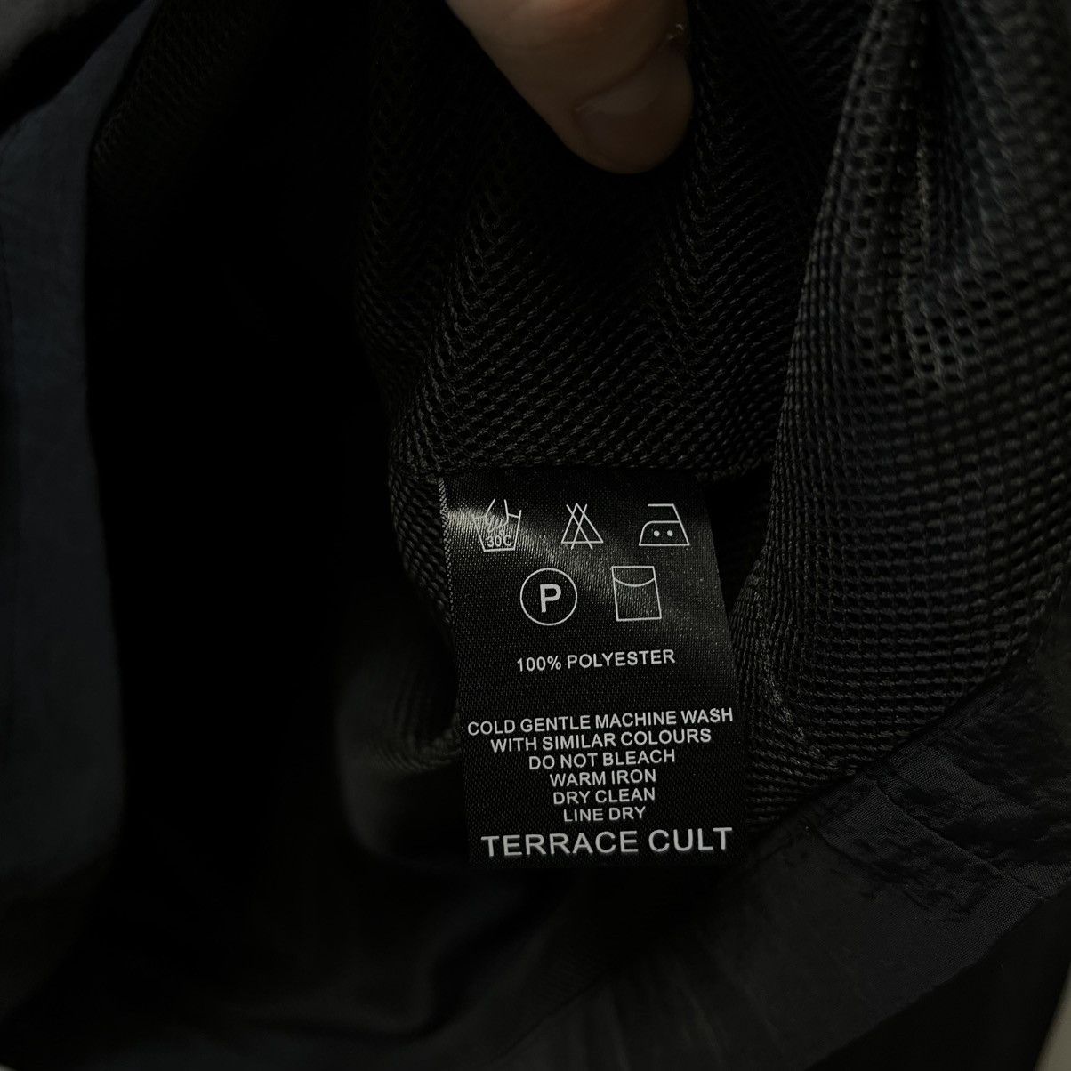 Designer Nylon Overshirt Jacket Black Terrace Cult Size US XL / EU 56 / 4 - 10 Thumbnail