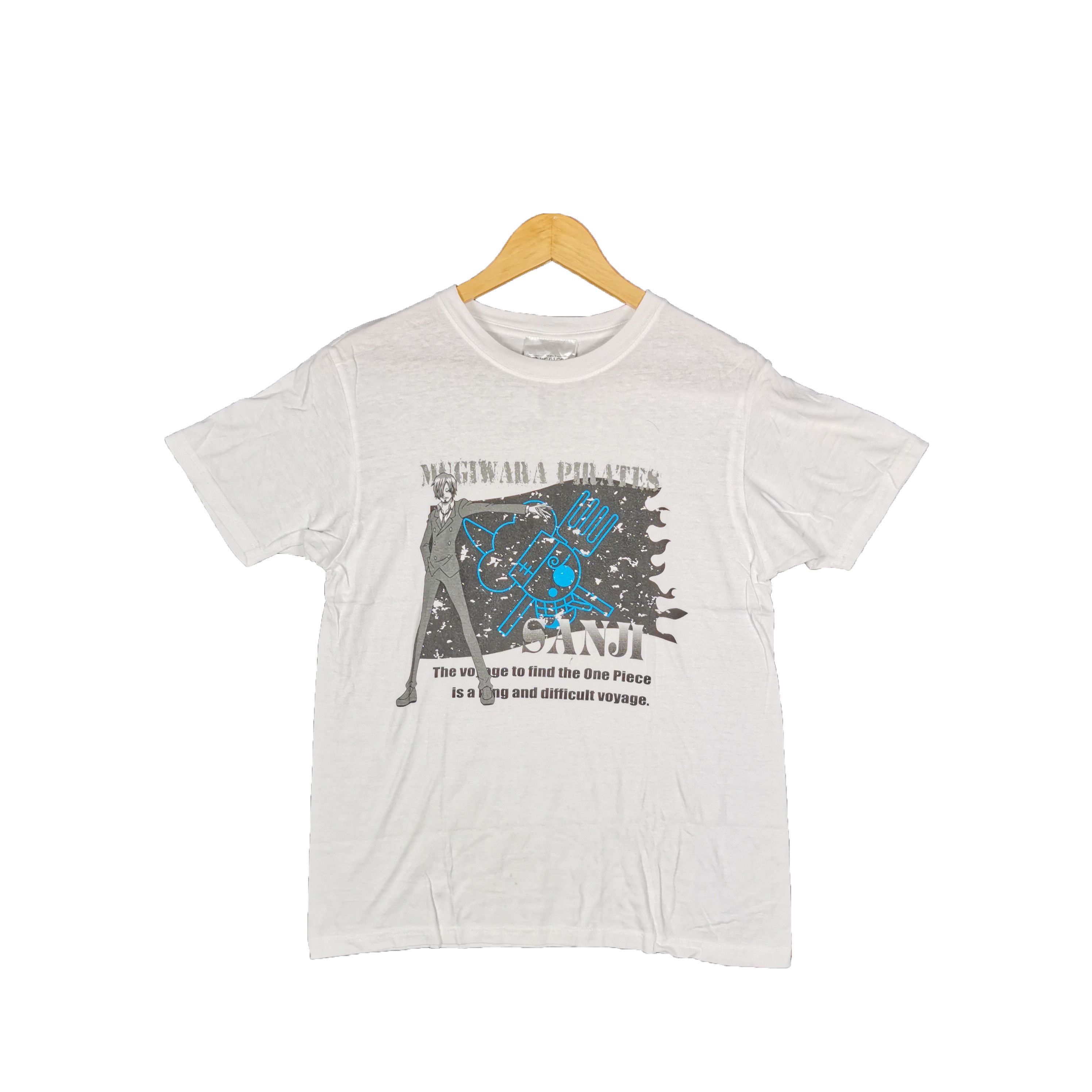 Anime Vintage Y2K One Piece Tshirt Japanese Anime Hentai Cartoon Size US M / EU 48-50 / 2 - 1 Thumbnail
