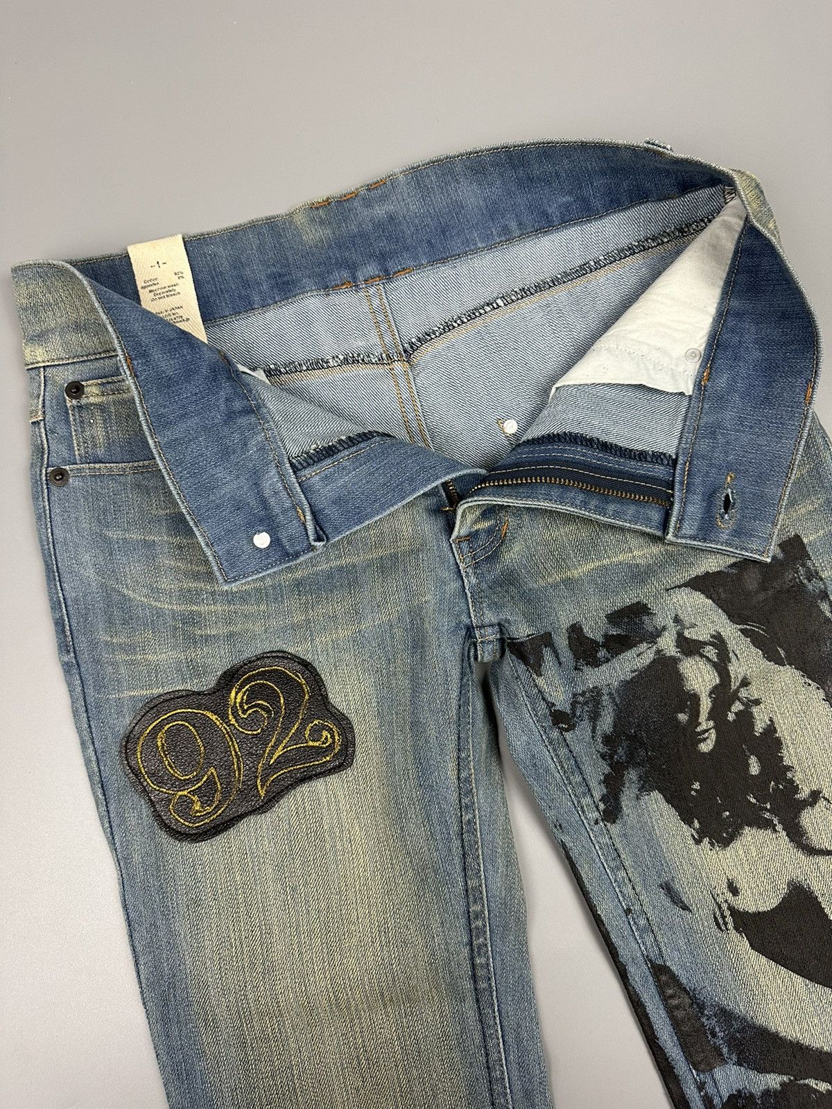 Japanese Brand × Seditionaries 🔥Sexy Sick🔥Agent Knock “Useless Army” Nude Girls Denim Size US 30 / EU 46 - 10 Thumbnail
