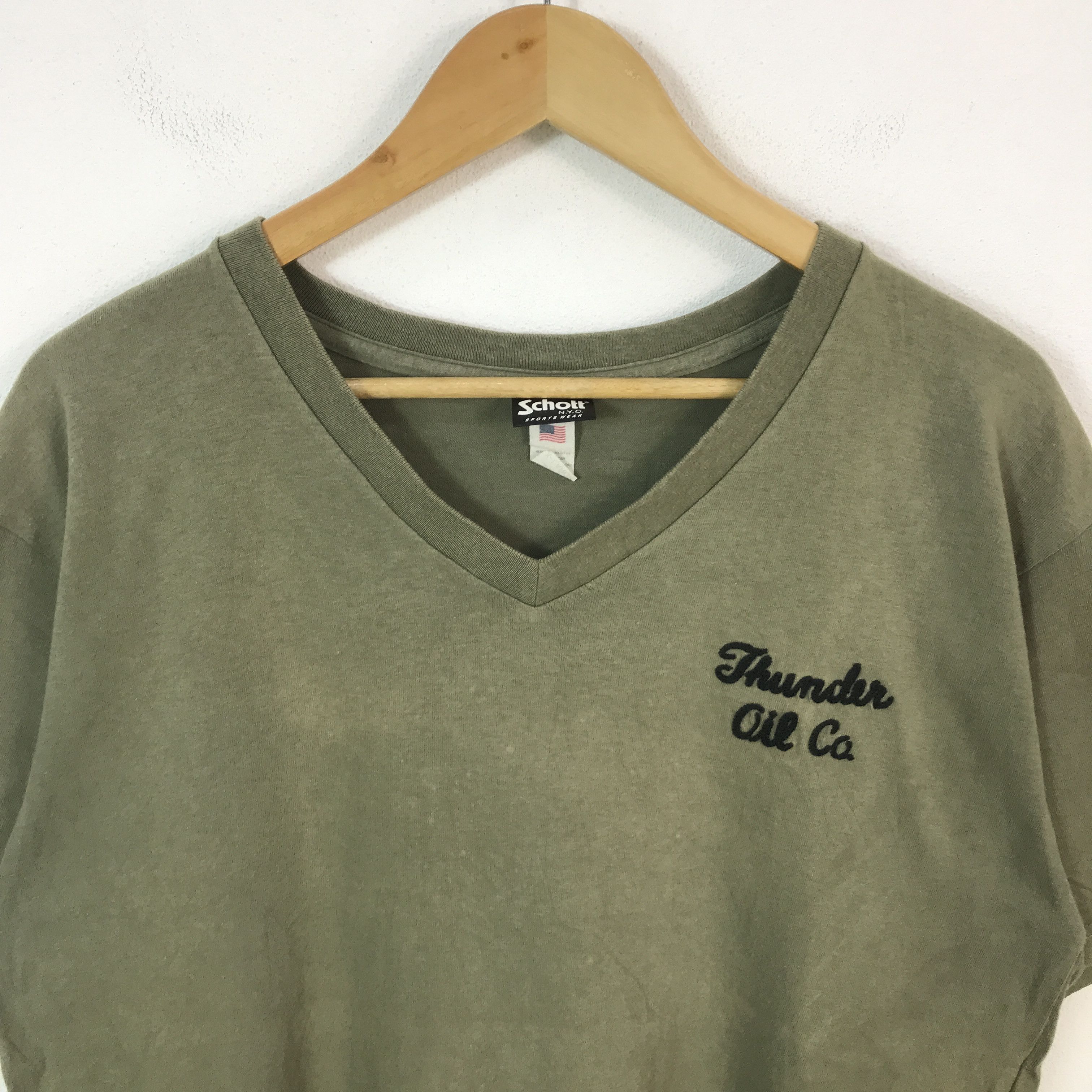 Schott schott v-neck tshirts Size US XL / EU 56 / 4 - 3 Thumbnail