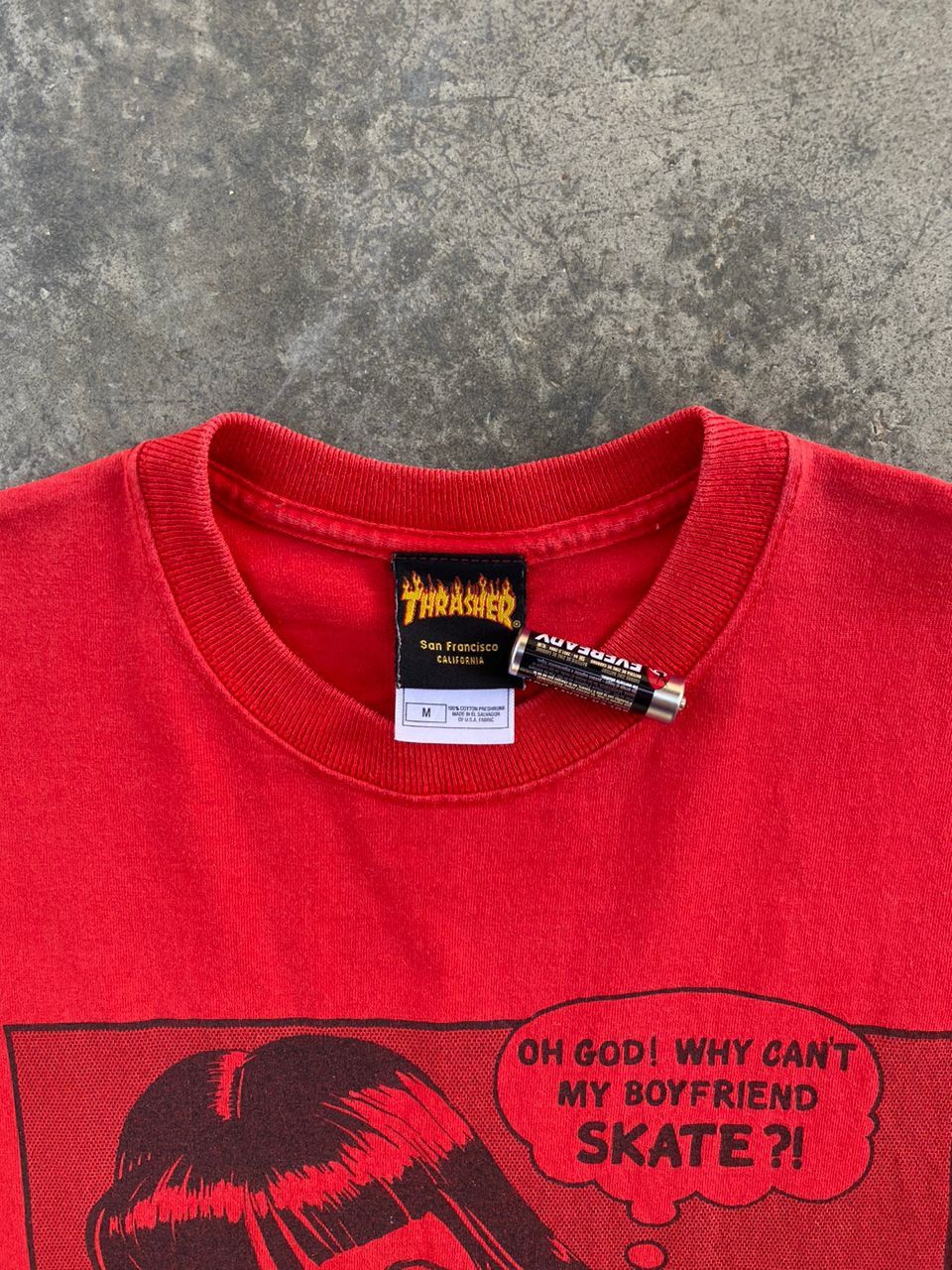 Thrasher Vintage Late 90s Thrasher Magazine My Boyfriend Tees Size US M / EU 48-50 / 2 - 5 Thumbnail