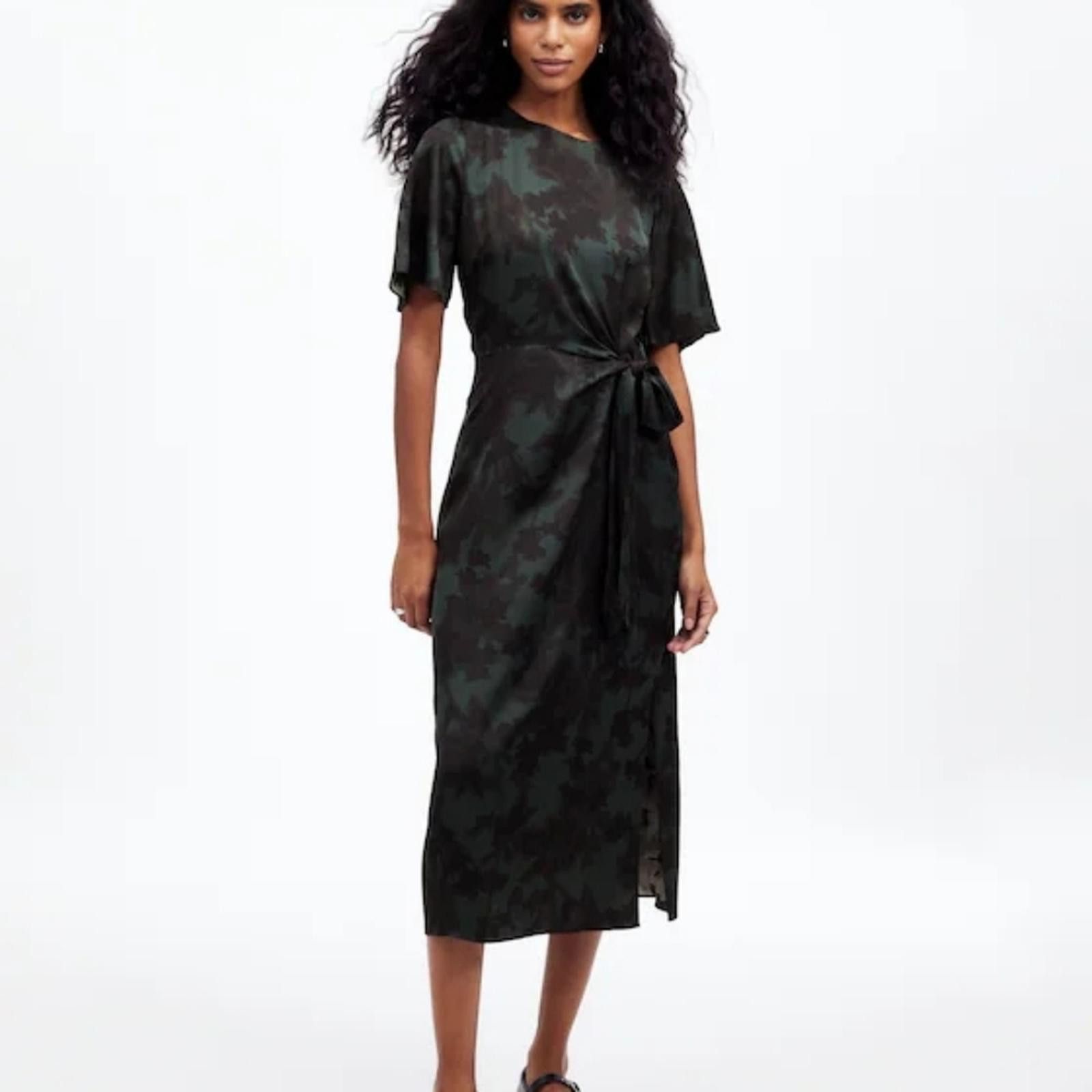 Madewell NWT Madewell Tie-Waist Midi Dress in Floral Size XXS / US 00 / IT 34 - 1 Thumbnail