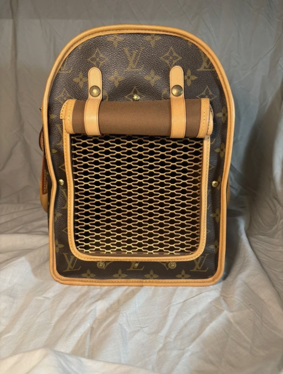 Louis Vuitton LOUIS VUITTON Sac Chien 40 monogram dog carrier shoulder bag Size ONE SIZE - 3 Thumbnail