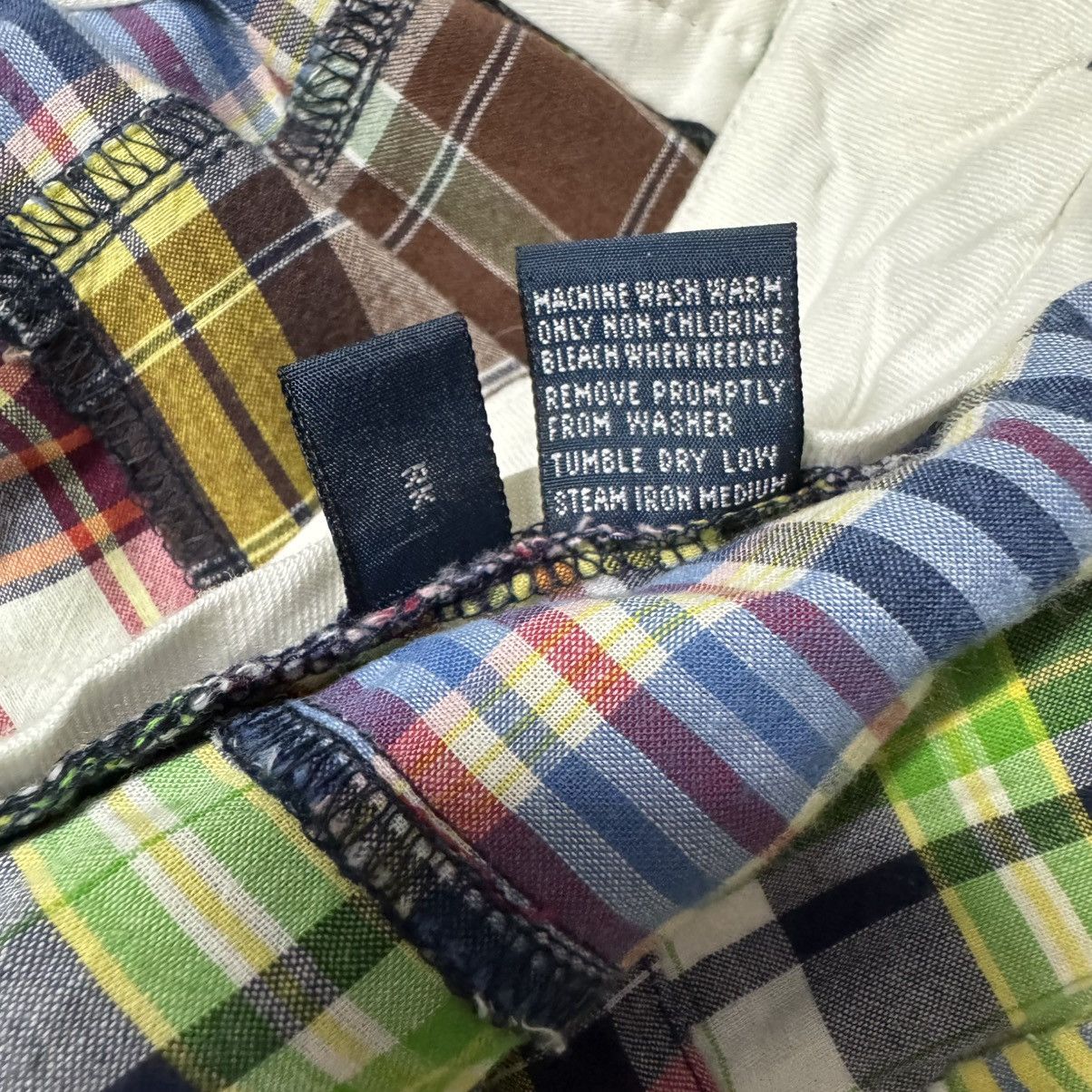 Polo Ralph Lauren Vintage 90s Polo Ralph Lauren Madras Checked Patchwork Pants Size US 36 / EU 52 - 23 Thumbnail