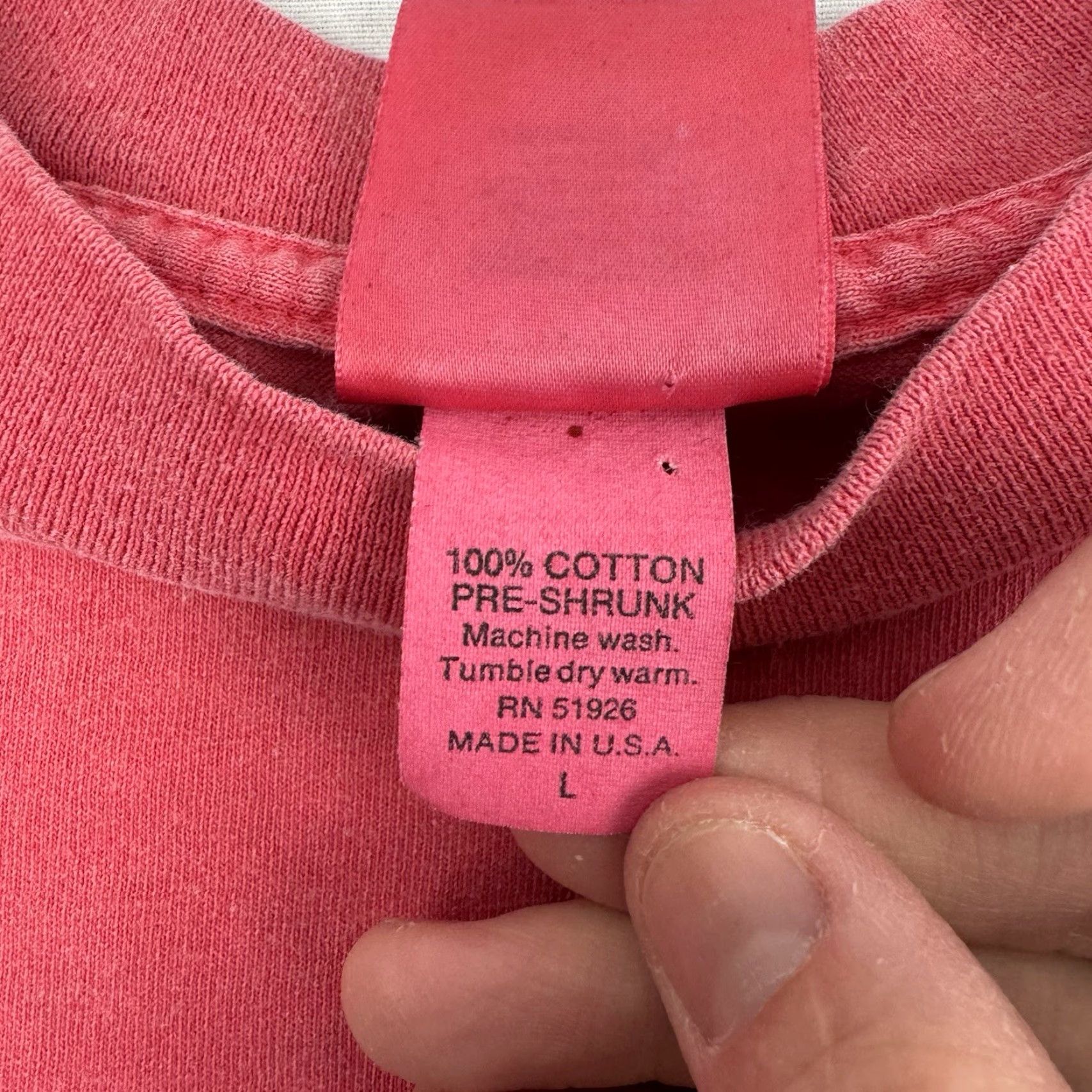 Vintage Vintage Aspen Long Sleeve Shirt Adult L Pink USA 80s 90s Mens Shirt Size US L / EU 52-54 / 3 - 7 Thumbnail