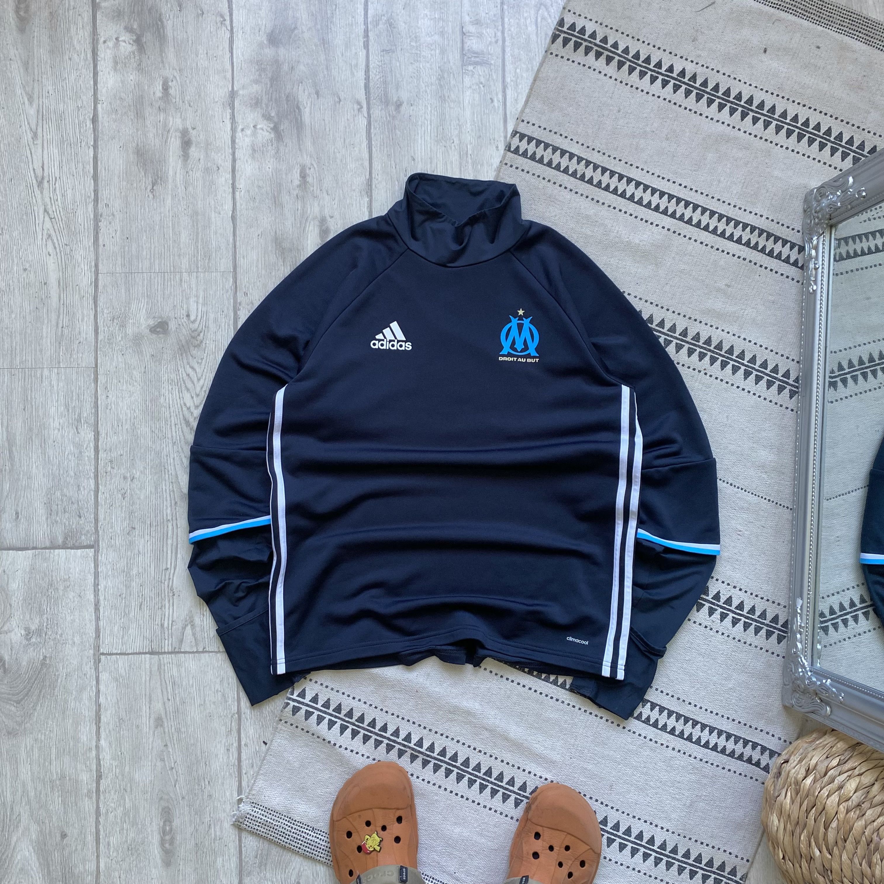 Adidas ⚽️ Blockore Adidas Marseille Jersey France Soccer training Size US M / EU 48-50 / 2 - 1 Thumbnail