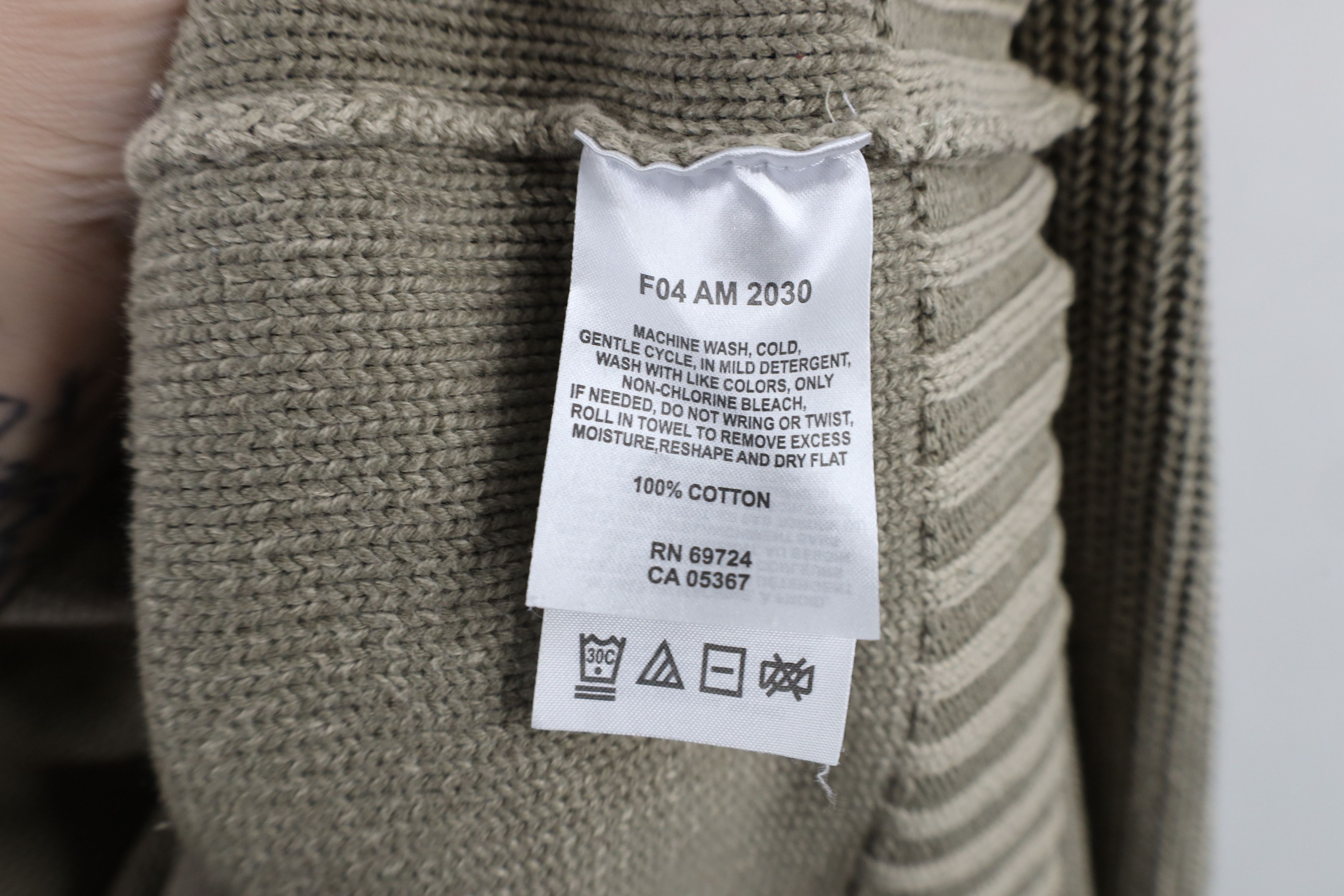 Columbia × Vintage Vintage 90s Columbia Marled Cotton Ribbed Knit Sweater Beige Size US L / EU 52-54 / 3 - 6 Thumbnail