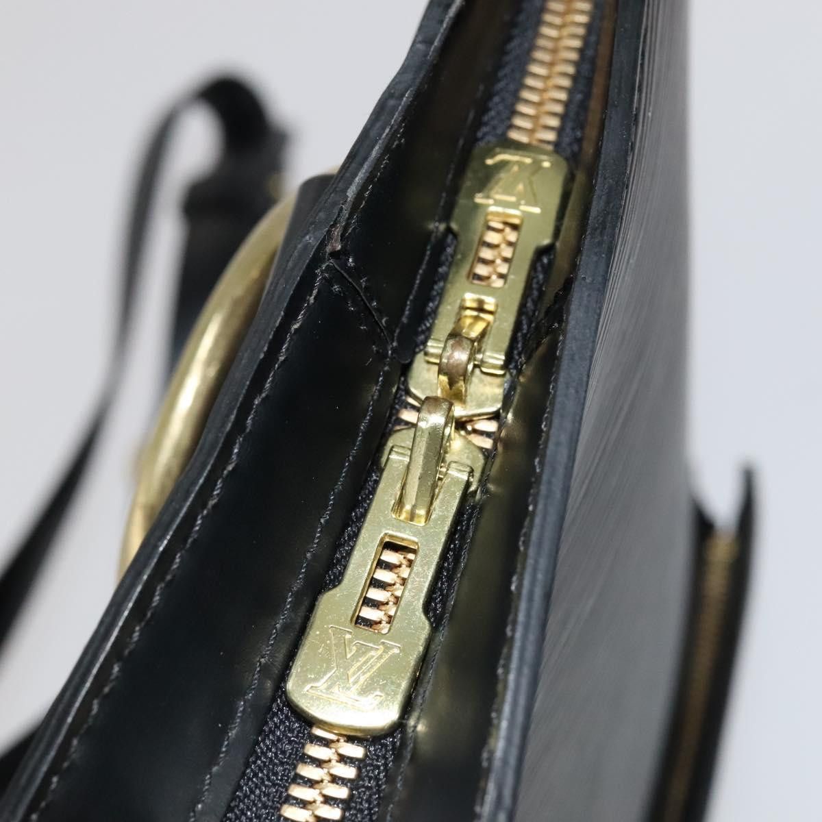 LOUIS VUITTON Epi Coblanc Shoulder Bag Black M52292