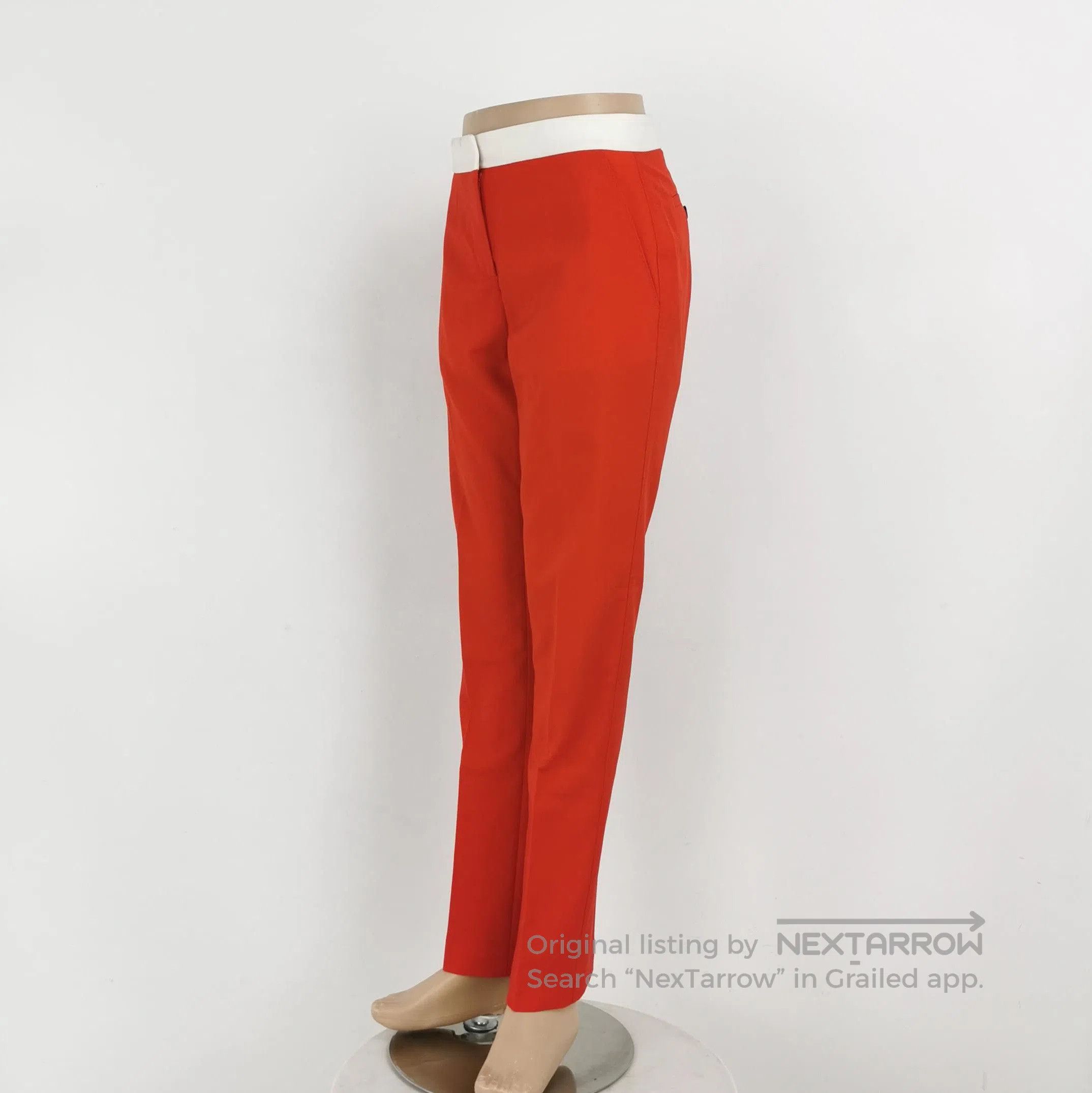 Burberry Burberry Tailored Red Wool Trousers Size 34 . Size US 34 / EU 50 - 2 Thumbnail