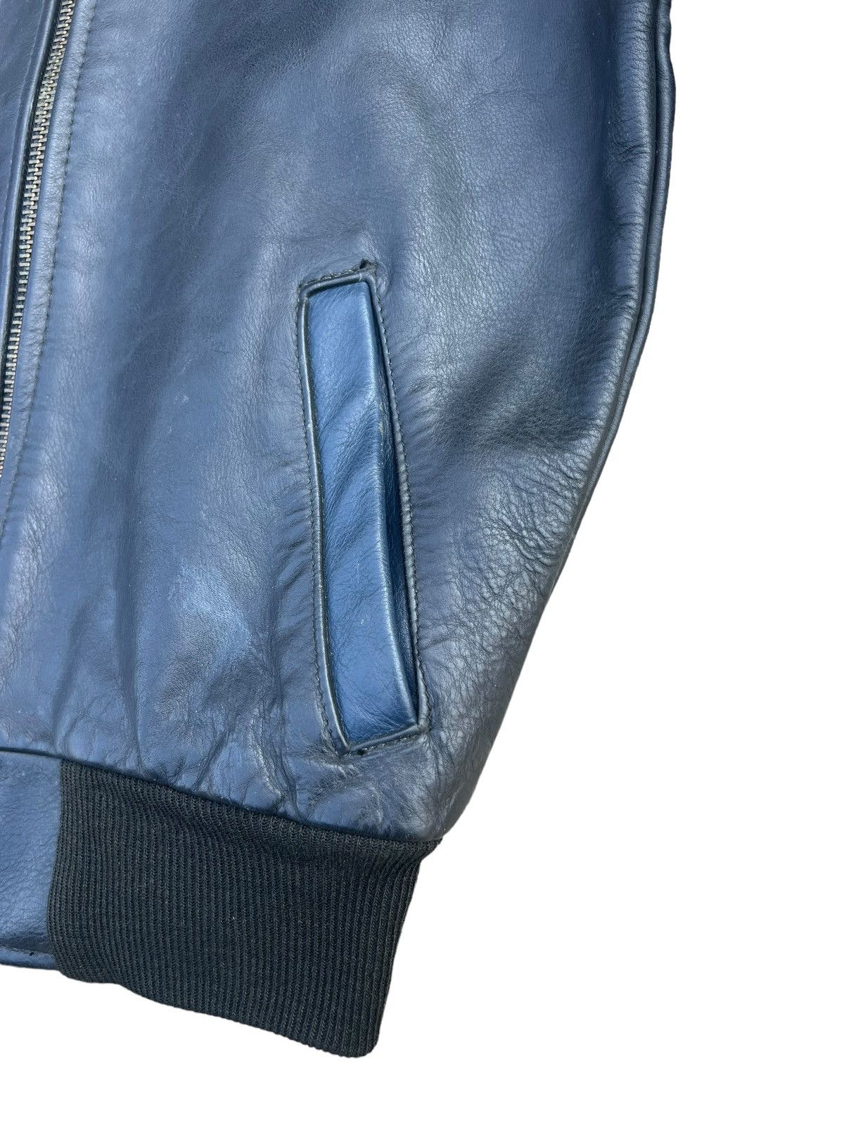 Vanson Leathers Vintage Vanson Leathers Distress Patina Leather Jacket Size US S / EU 44-46 / 1 - 9 Thumbnail