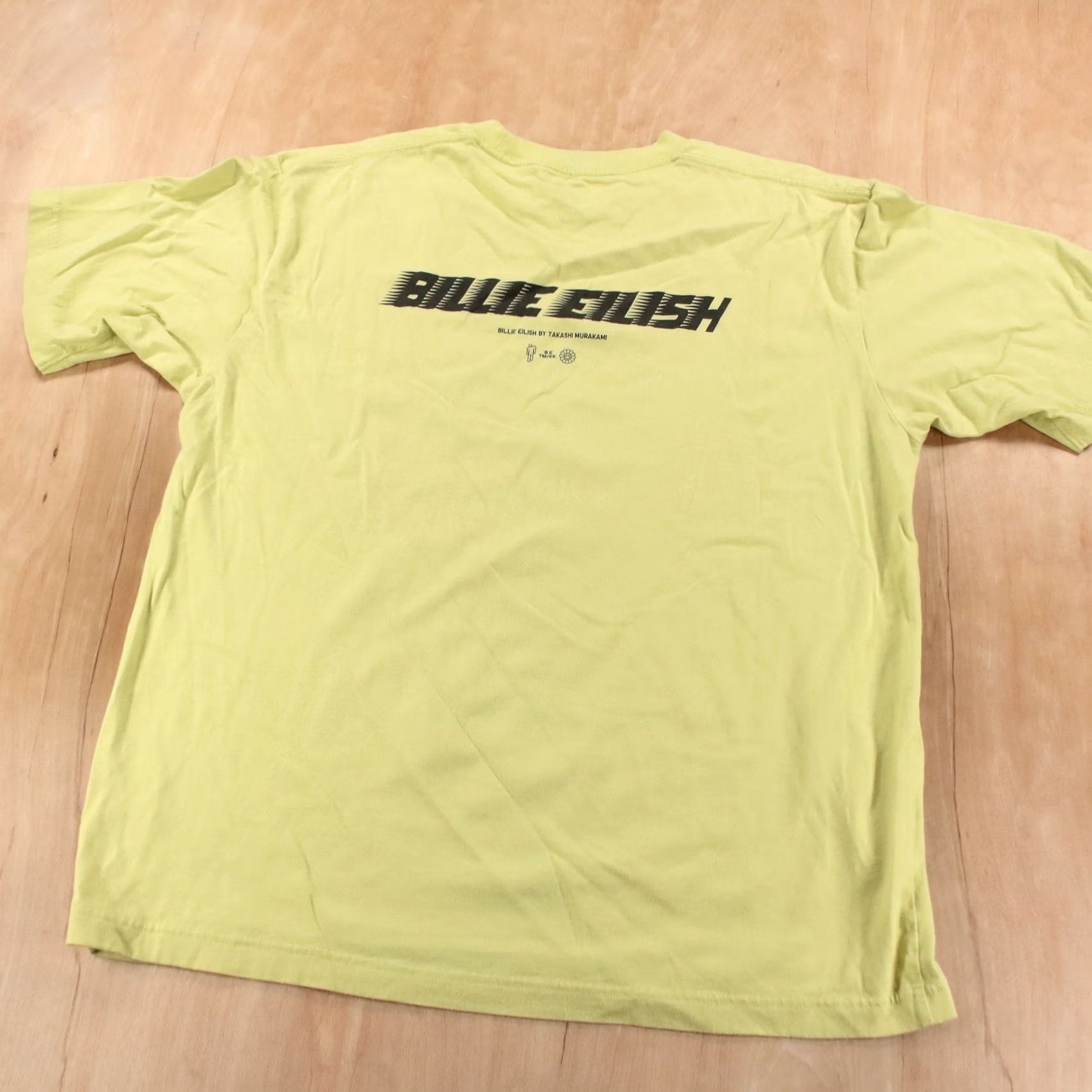 Uniqlo Uniqlo T-Shirt Billie Eilish x Takashi Murakami Art Tee MEDIUM Green Men Short Sleeve Crew Neck Cotton Graphic Tee 2020 Officially Licensed Mens Size US M / EU 48-50 / 2 - 5 Thumbnail