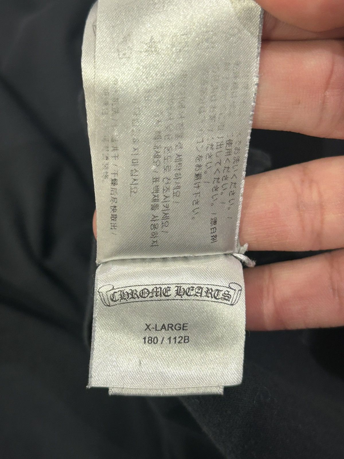 Chrome Hearts Chrome hearts Staff Tee black/silver Size US XL / EU 56 / 4 - 13 Thumbnail