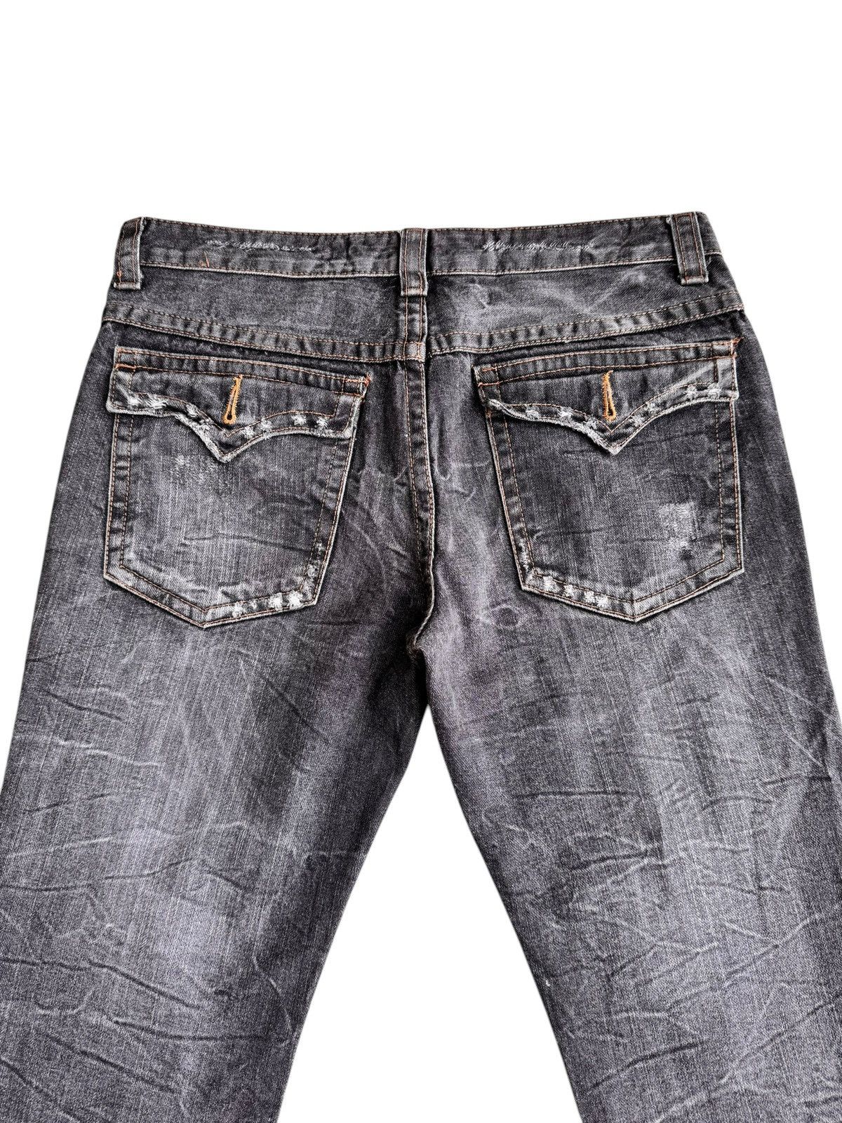 HyperDenim 🔥Achival Japanese Brand AGAT Distressed Flare Jeans Size US 32 / EU 48 - 11 Thumbnail