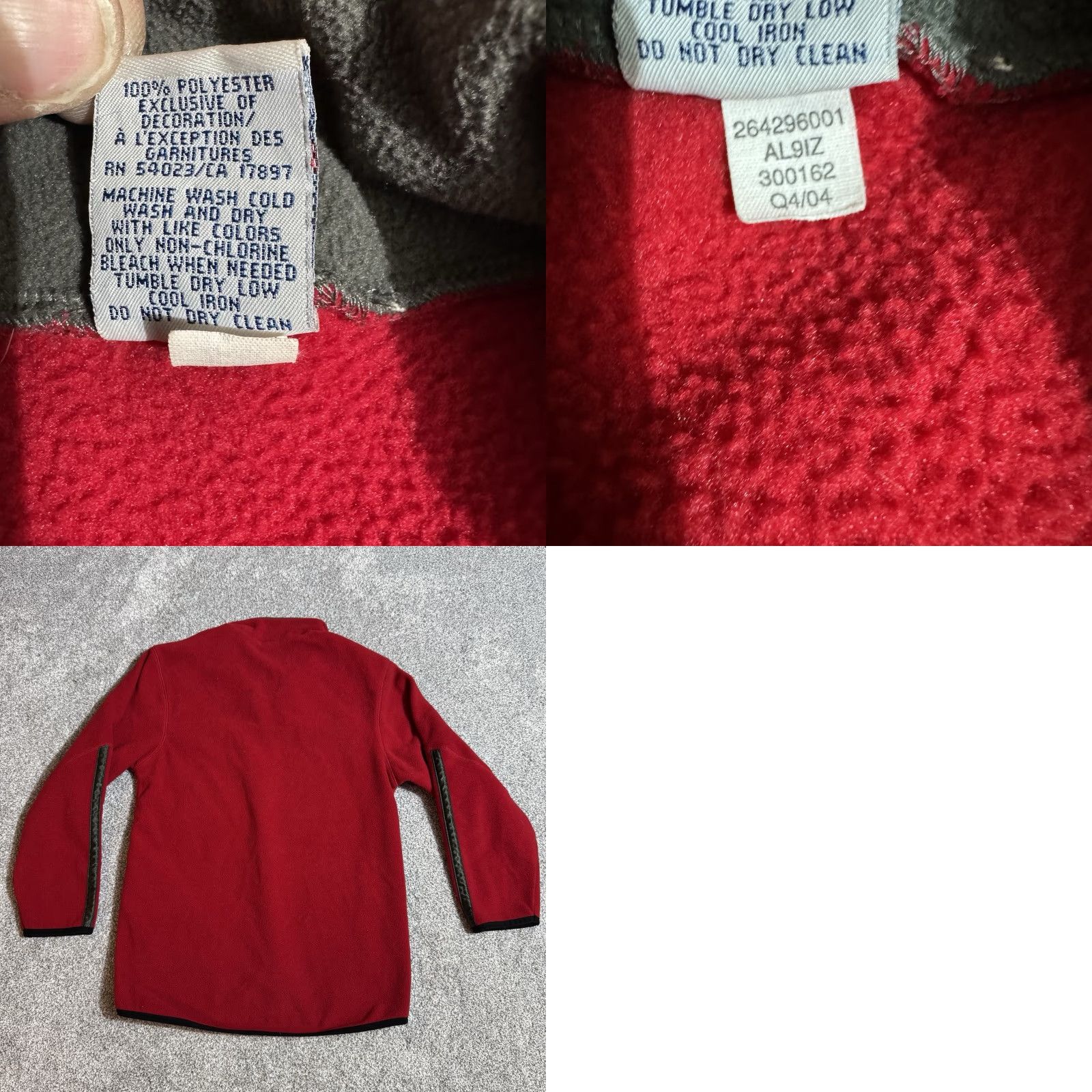 Old Navy VINTAGE Old Navy Fleece Jacket Mens 2XL 1/4 Zip Embroidered Red Polyester Zip KnIT Gorpcore Windbreaker Size US XXL / EU 58 / 5 - 8 Thumbnail