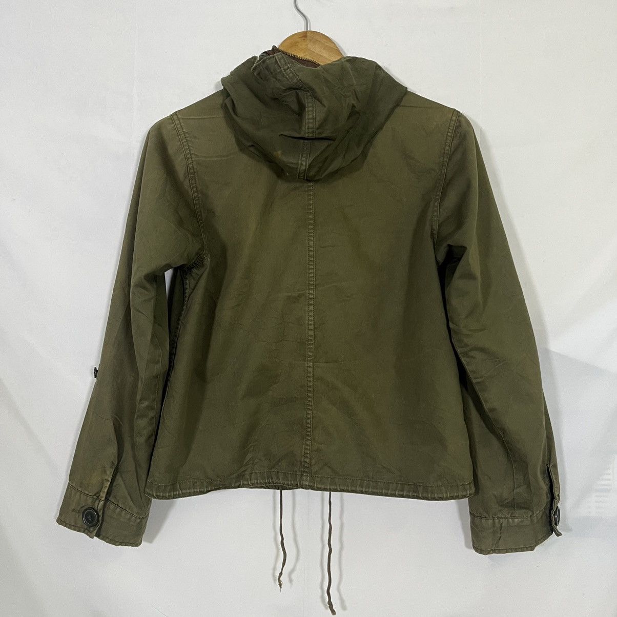 Japanese Brand VTG SHUCA ARMY MILITARY STYLE CROP JACKET Size S / US 4 / IT 40 - 9 Thumbnail