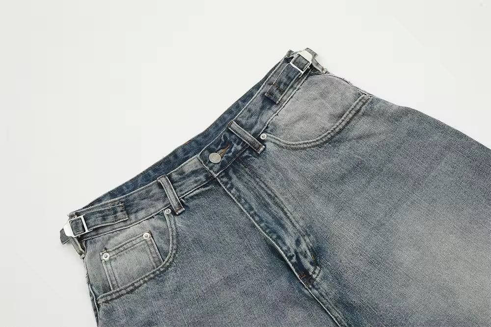 Japanese Brand × Vintage ripped denim hip-hop shorts. Size US 37 - 6 Thumbnail