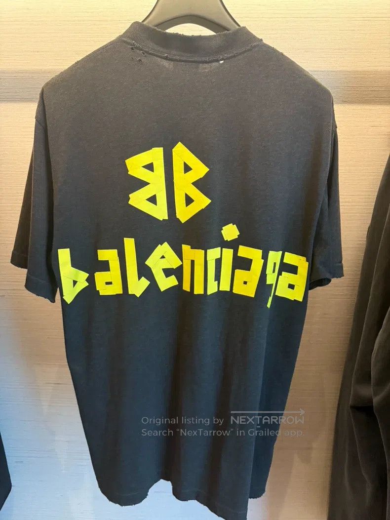 Balenciaga Balenciaga Explosive tape t-shirt Size US XS / EU 42 / 0 - 2 Thumbnail