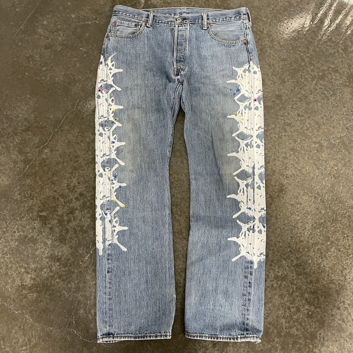 Sp5der Sp5der VINTAGE WEB DENIM Size US 34 / EU 50 - 5 Thumbnail
