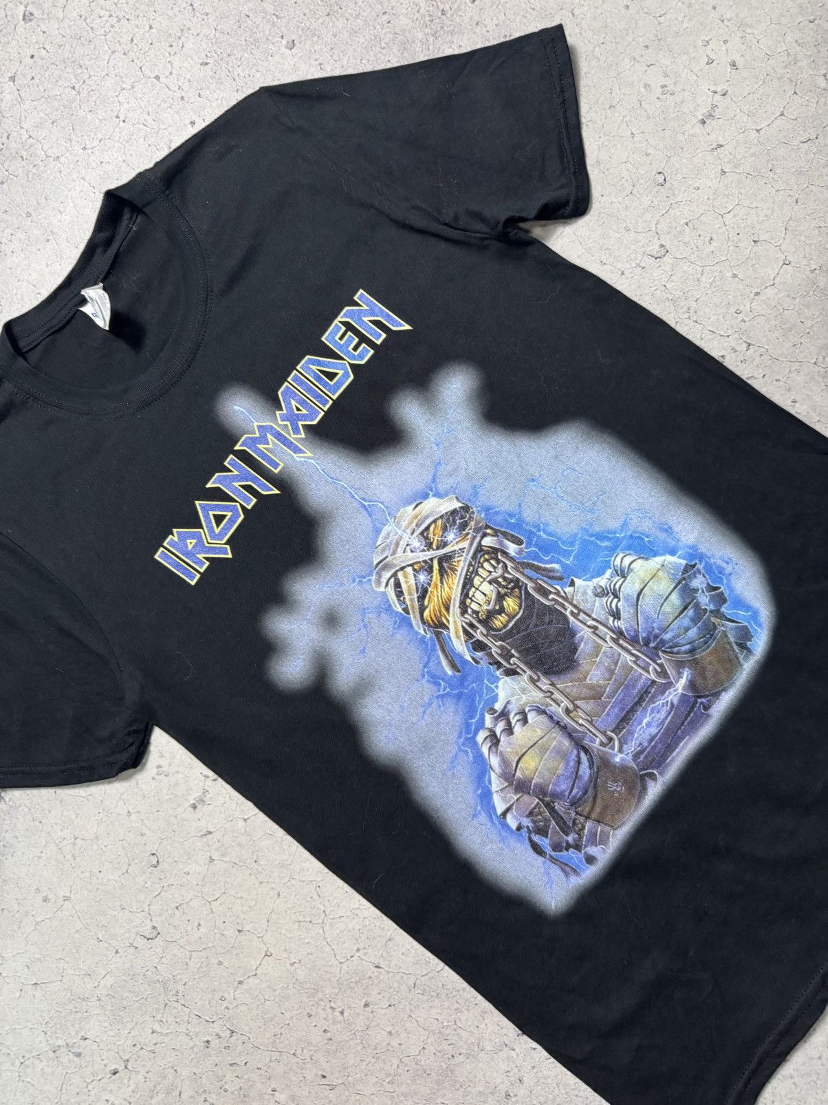 Band Tees Iron Maiden Vintage Big Logo Black Rock T-Shirt Y2K Hype Size US S / EU 44-46 / 1 - 5 Thumbnail