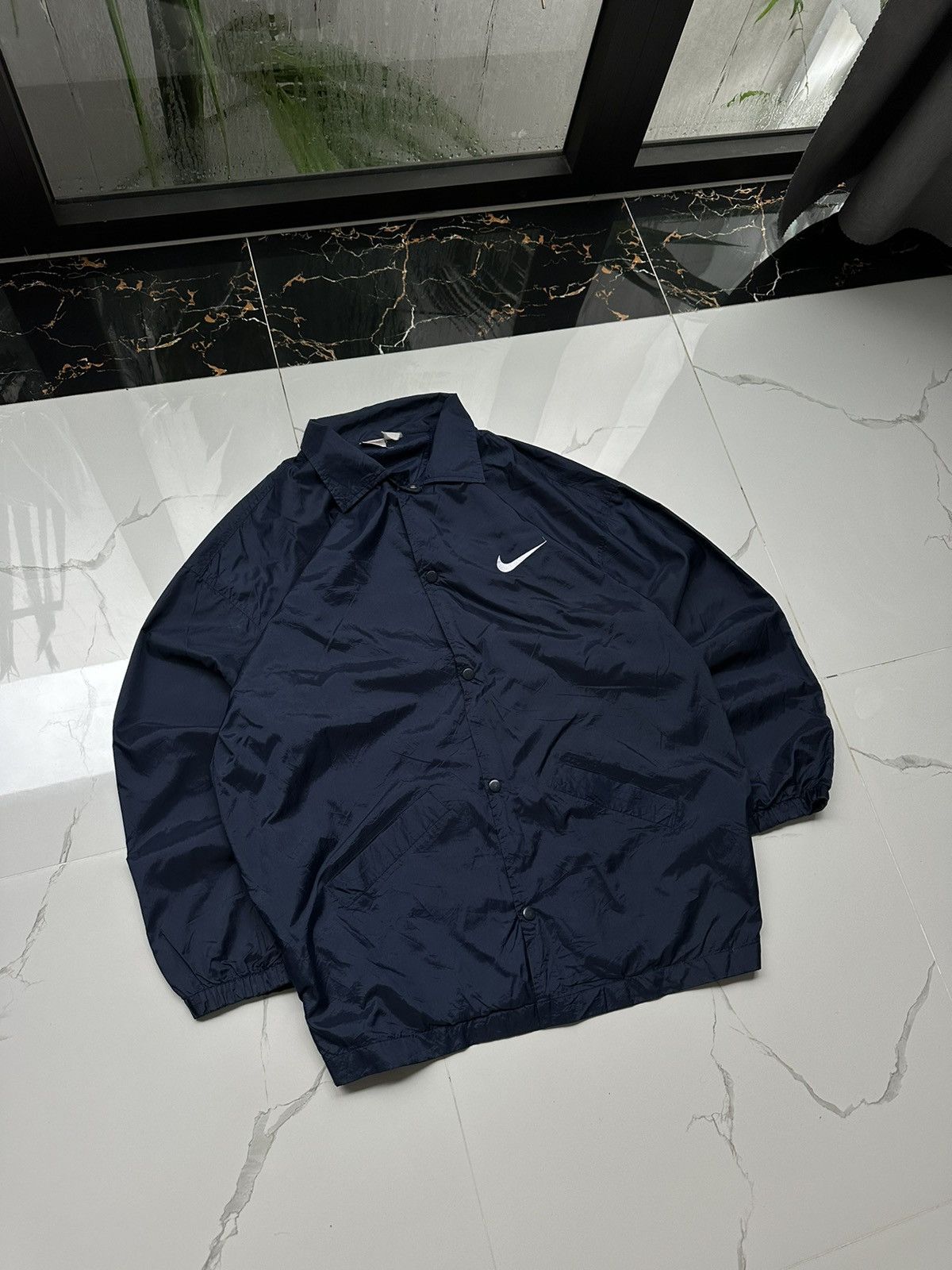 Nike × Vintage 🦍90s NIKE VINTAGE BIG LOGO STREETWEAR LIGHT JACKET🦍 Size US XL / EU 56 / 4 - 1 Thumbnail