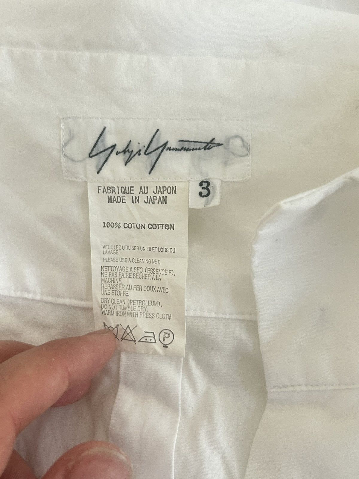 Yohji Yamamoto Layered Oversized Collar Button up Size US M / EU 48-50 / 2 - 6 Thumbnail