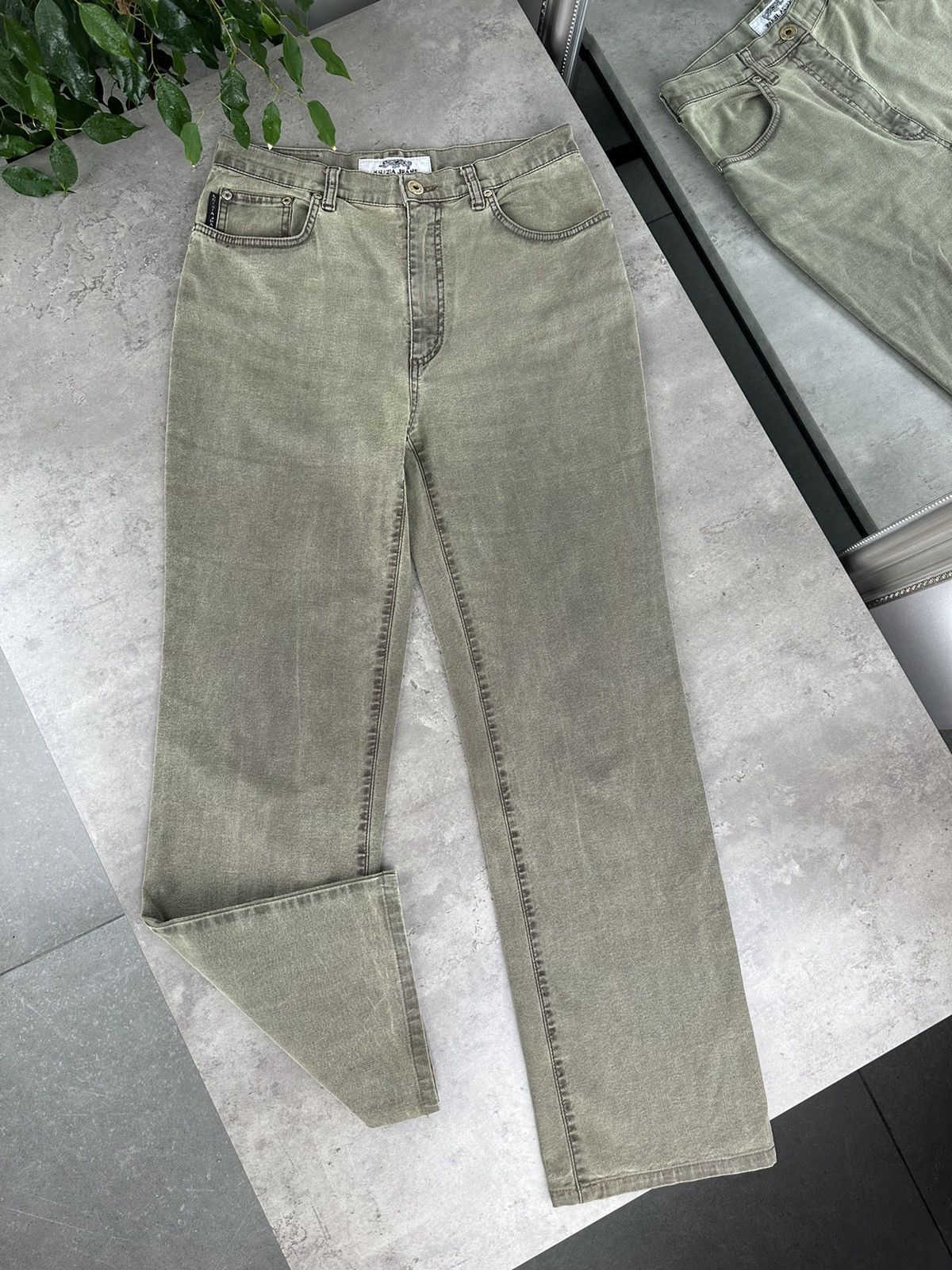 Krizia Uomo Krizia Green Jeans Size US 30 / EU 46 - 1 Thumbnail