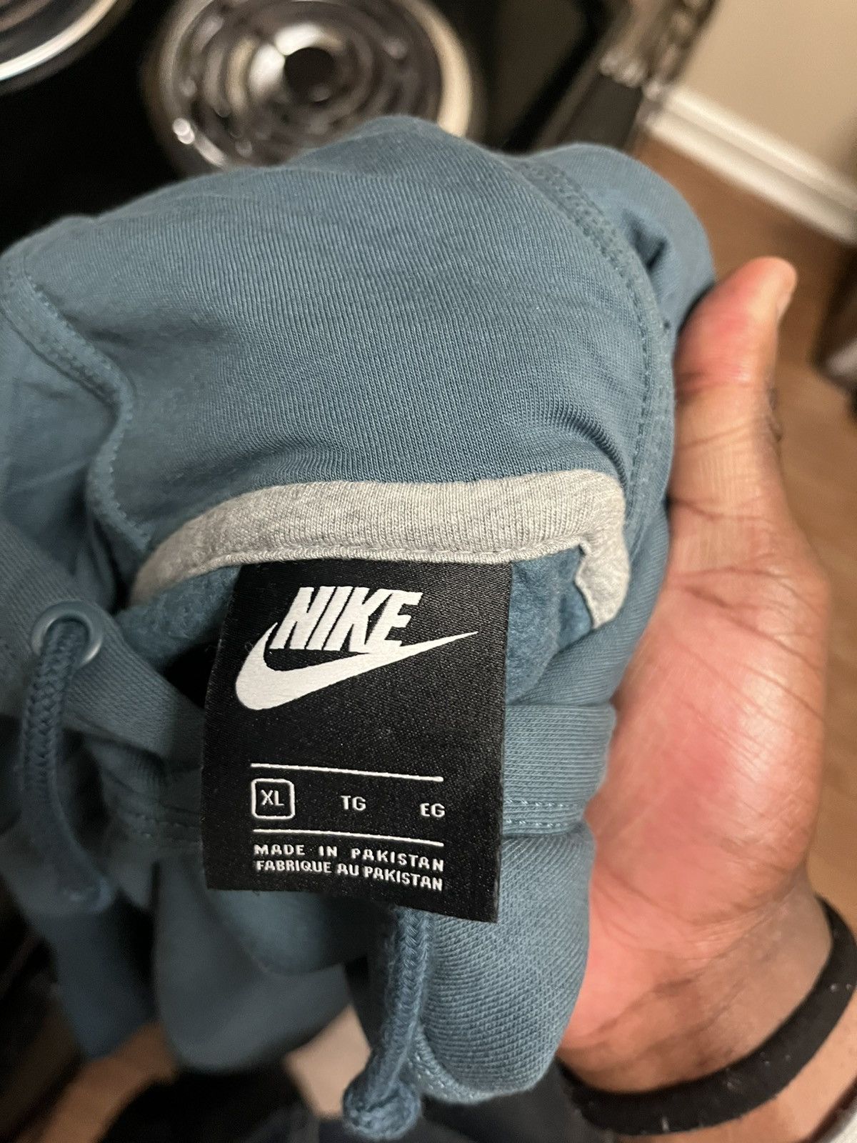 Nike × Vintage Nike Blue Hoodie #NikeHoodie - Size XL Size US XL / EU 56 / 4 - 3 Thumbnail