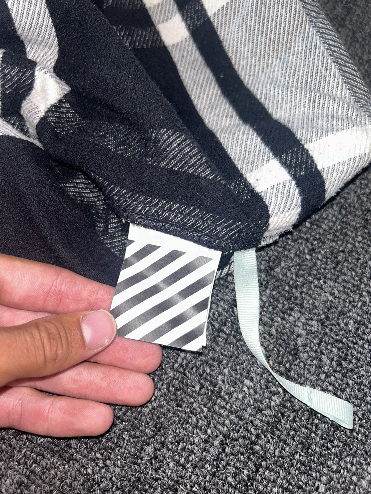 Off-White Offwhite checked flannel Size US S / EU 44-46 / 1 - 5 Thumbnail