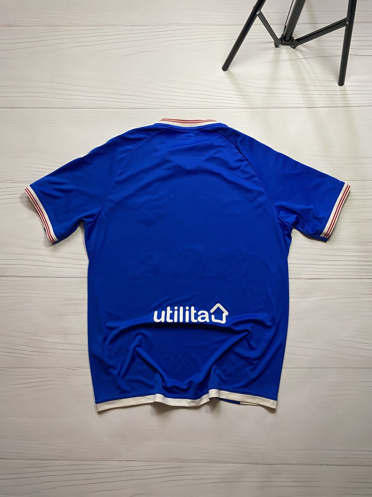 Hummel Hummel Rangers FC 2019/20 home soccer jersey y2k t shirt Size US M / EU 48-50 / 2 - 2 Thumbnail