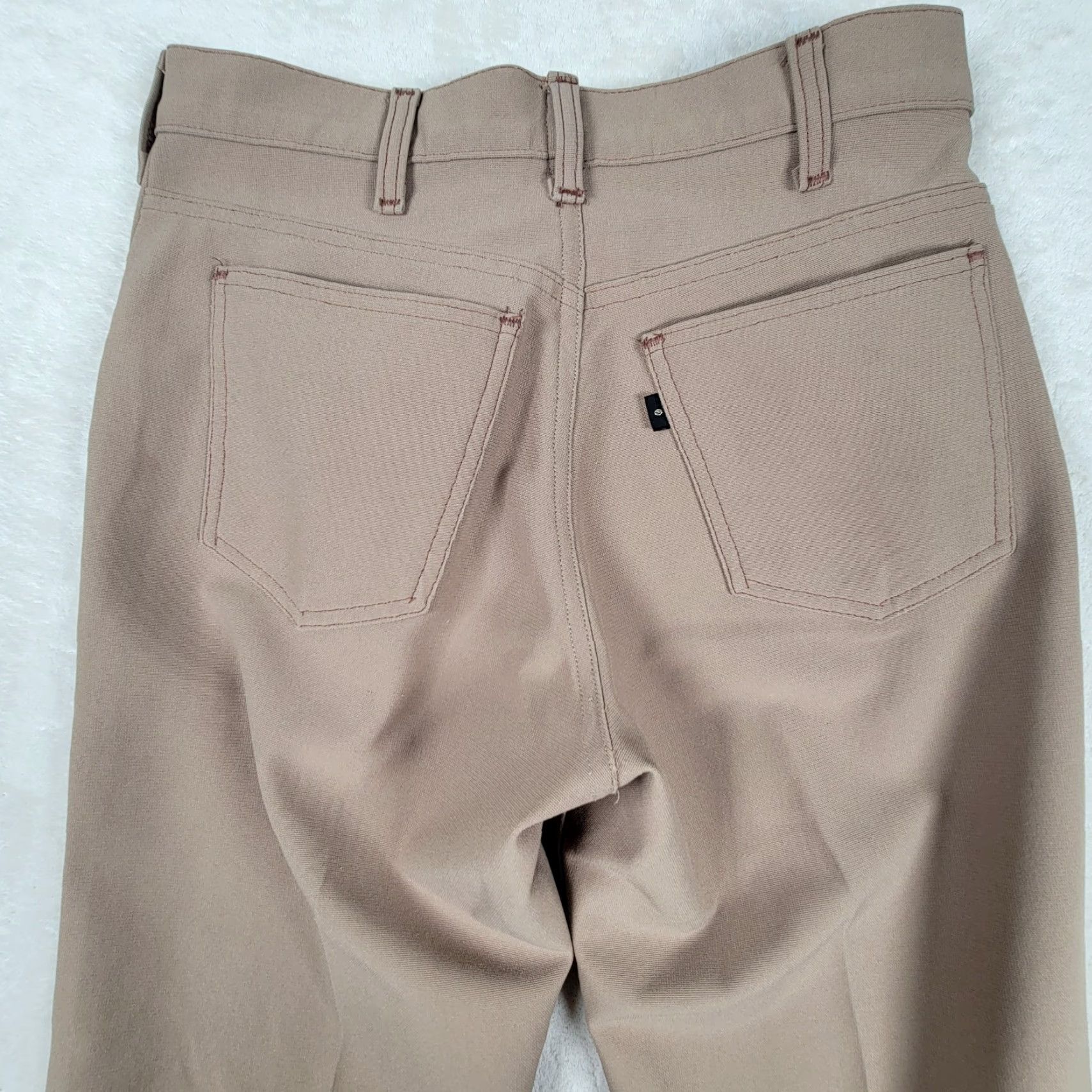Levi's VINTAGE Levi's 517 Pants Jeans Regular Bootcut Tan Beige 30x28 Mens Cowboy Western 70s 80s Polyester Size US 30 / EU 46 - 4 Thumbnail