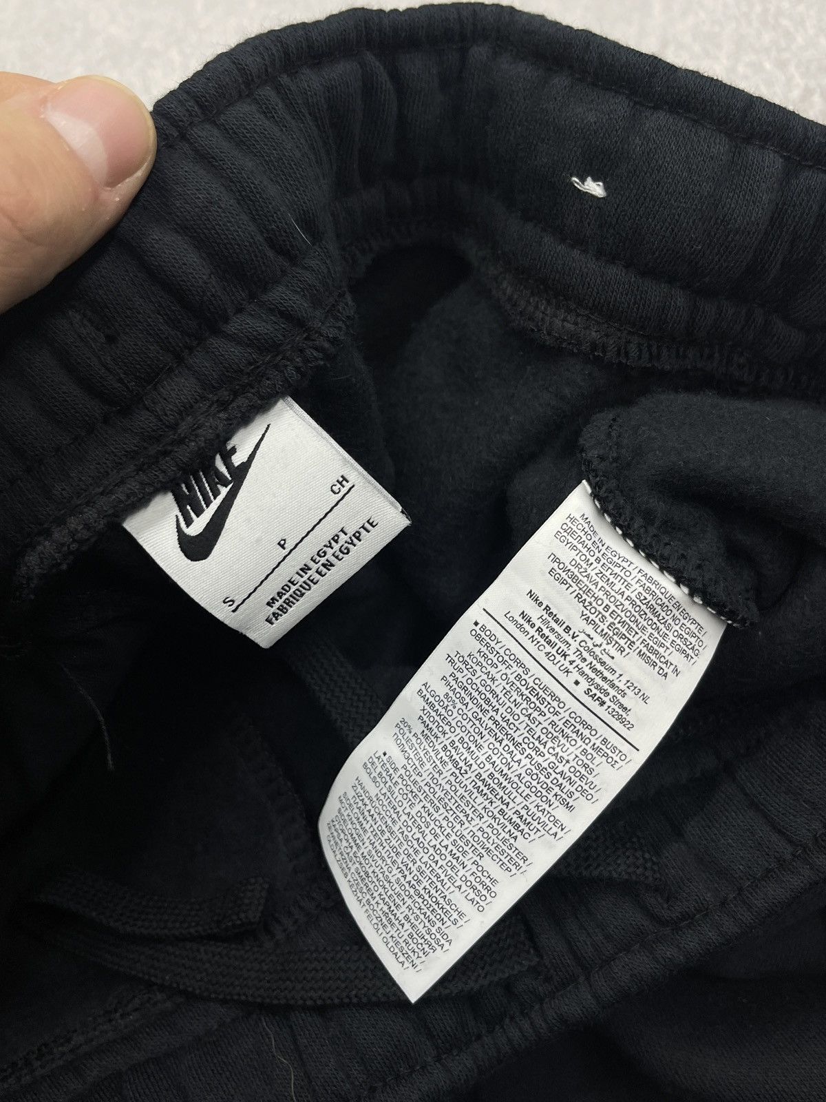 Nike Mens Nike NSW Basic Black Sweatpants Drill ACG TECH Size US 30 / EU 46 - 7 Thumbnail