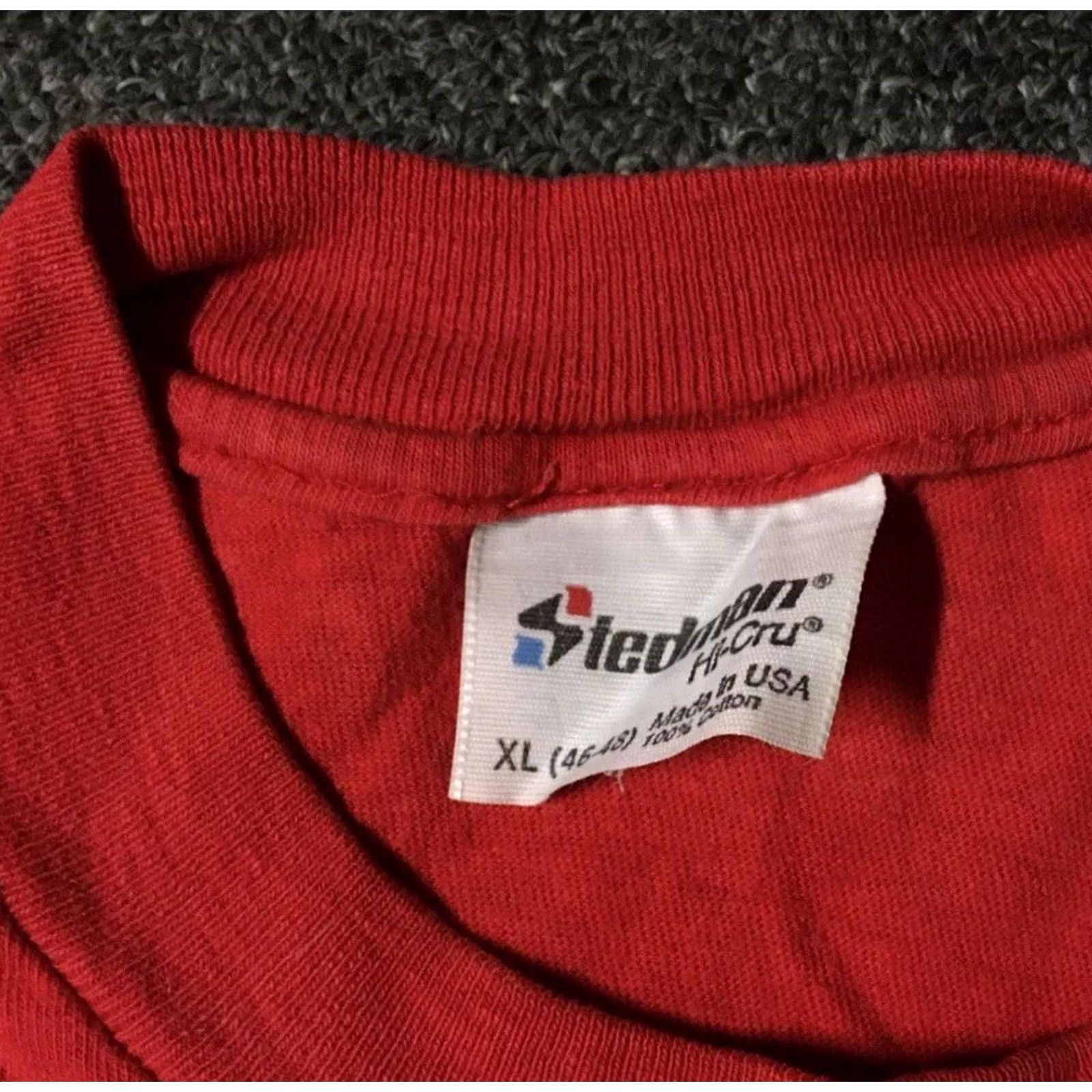Vintage VINTAGE 80s I Survived The 4th Party Congress Faded Shirt M Red USA Military Politics Government Single Stitch T-Shirt Mens Size US M / EU 48-50 / 2 - 6 Thumbnail