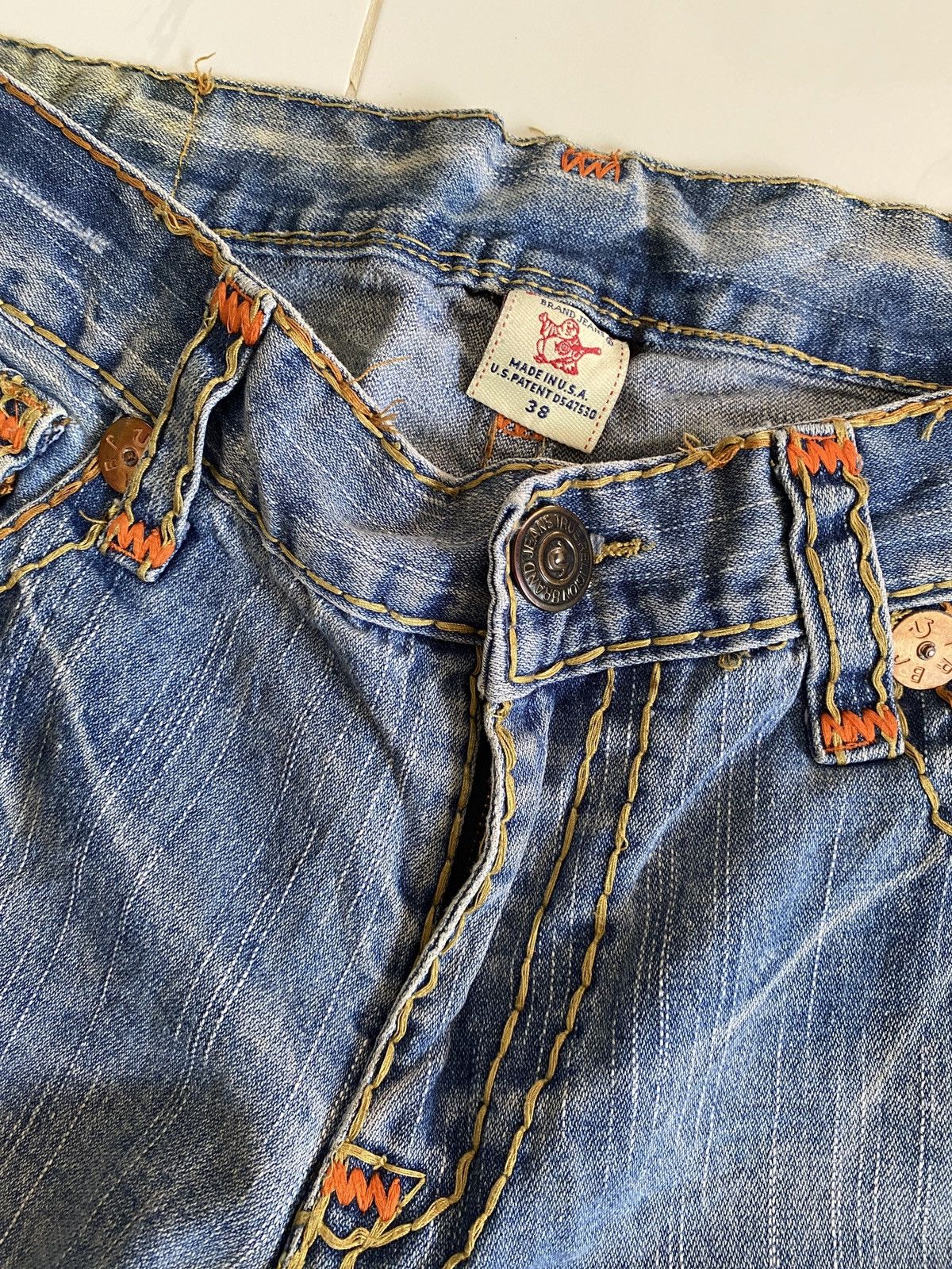 Japanese Brand × True Religion × Vintage True Religion Billy Super T Straight Cut Jeans Size US 38 / EU 54 - 12 Thumbnail