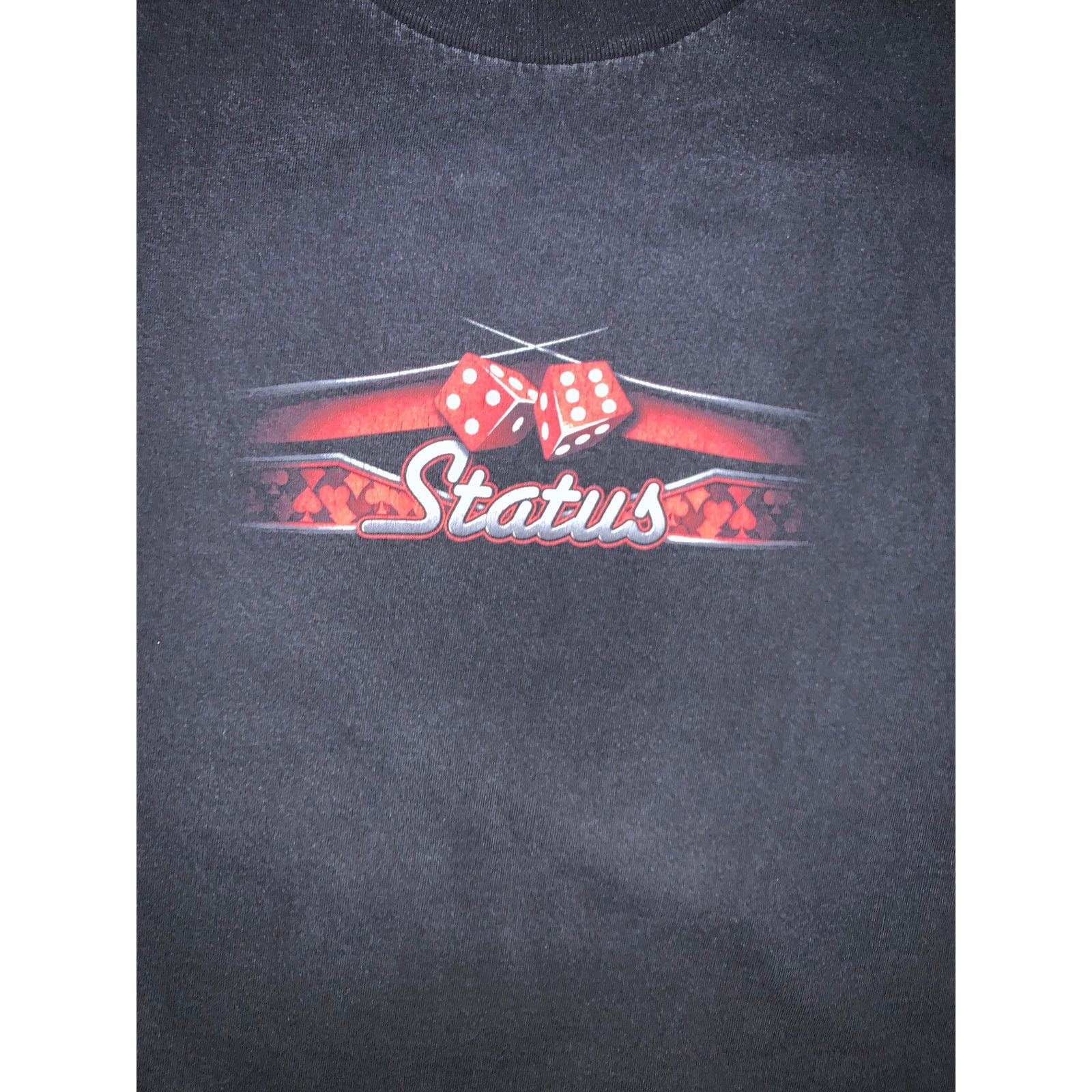 Other Y2K Status Graphic T Shirt L Dice Skull Casino Streetwear Size US L / EU 52-54 / 3 - 4 Thumbnail