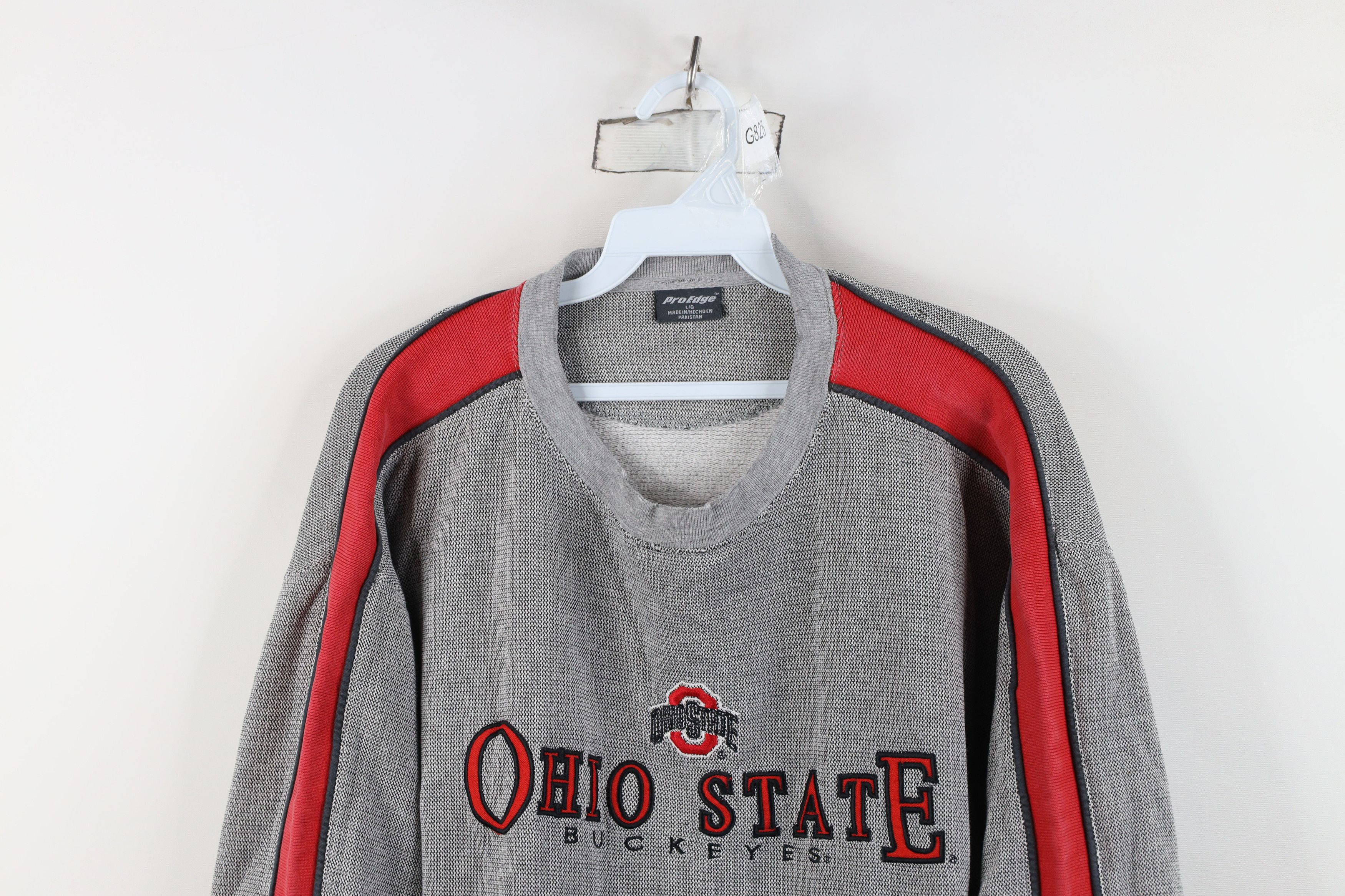Vintage Vintage Spell Out Ohio State University Sweatshirt Gray Size US L / EU 52-54 / 3 - 2 Thumbnail
