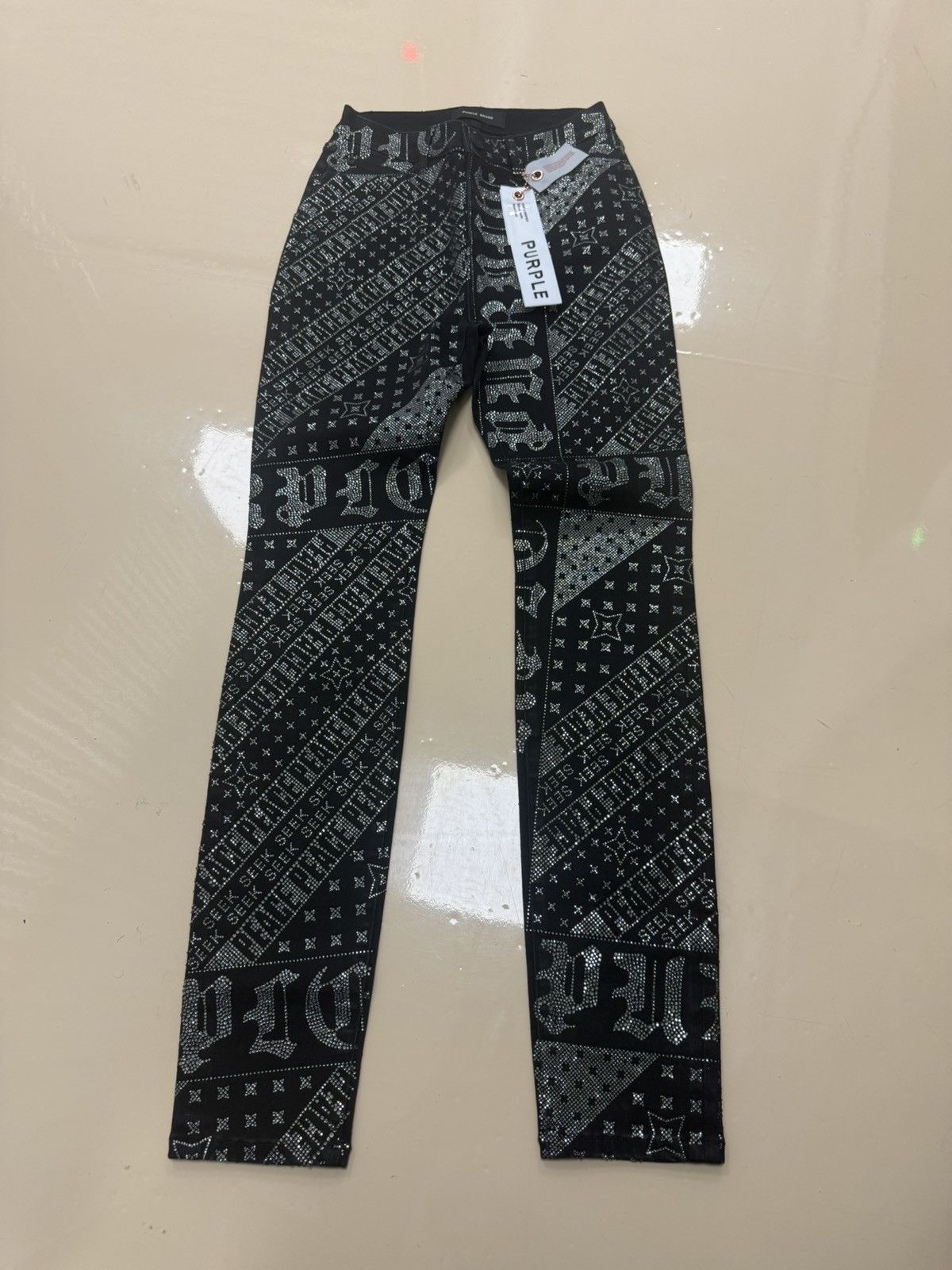 Other Purple Brand Rinse Black Jeans Size 26" / US 2 / IT 38 - 1 Thumbnail
