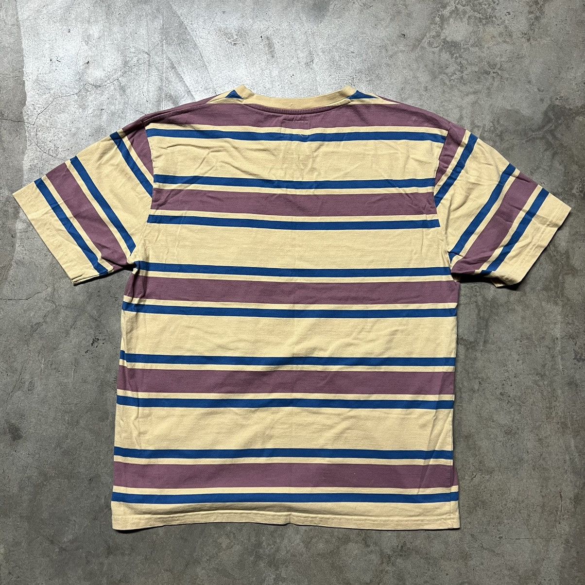Hypebeast × Stussy Stussy Multi-Color Horizontal Striped Pocket T-Shirt Size US L / EU 52-54 / 3 - 4 Thumbnail