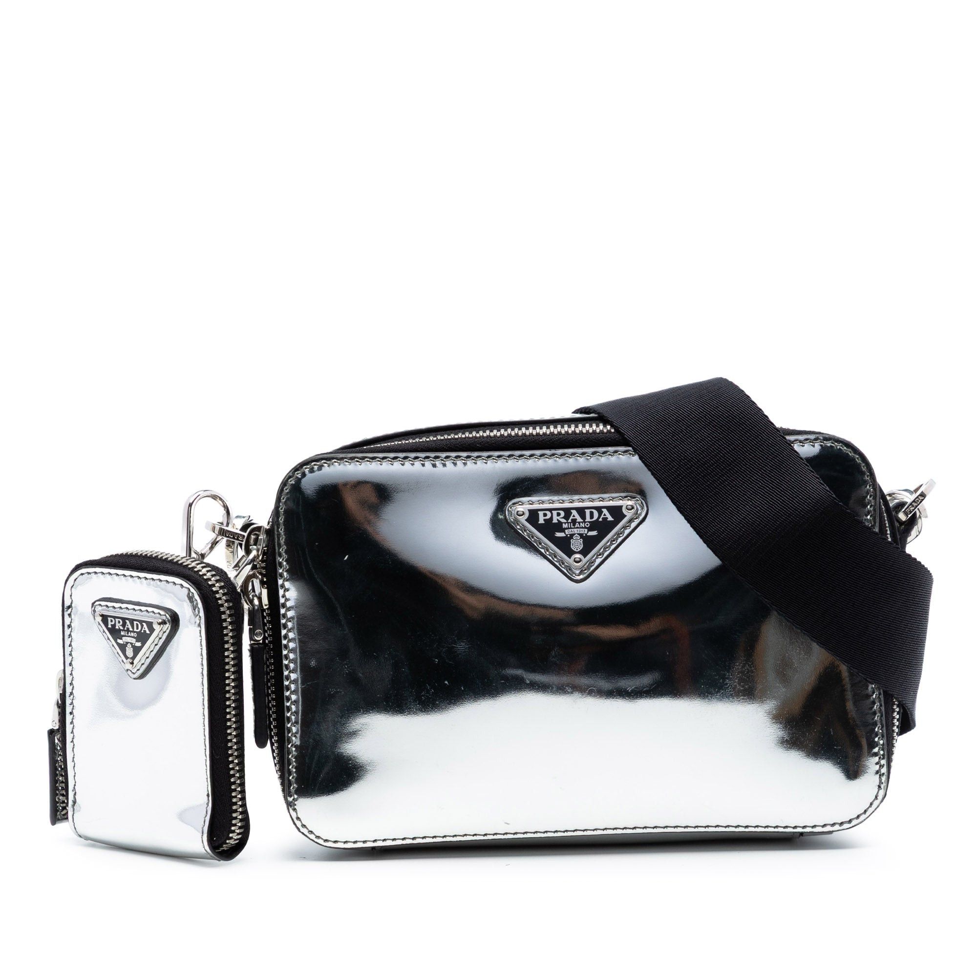 Prada Small Spazzolato Brique Crossbody Size ONE SIZE - 1 Thumbnail