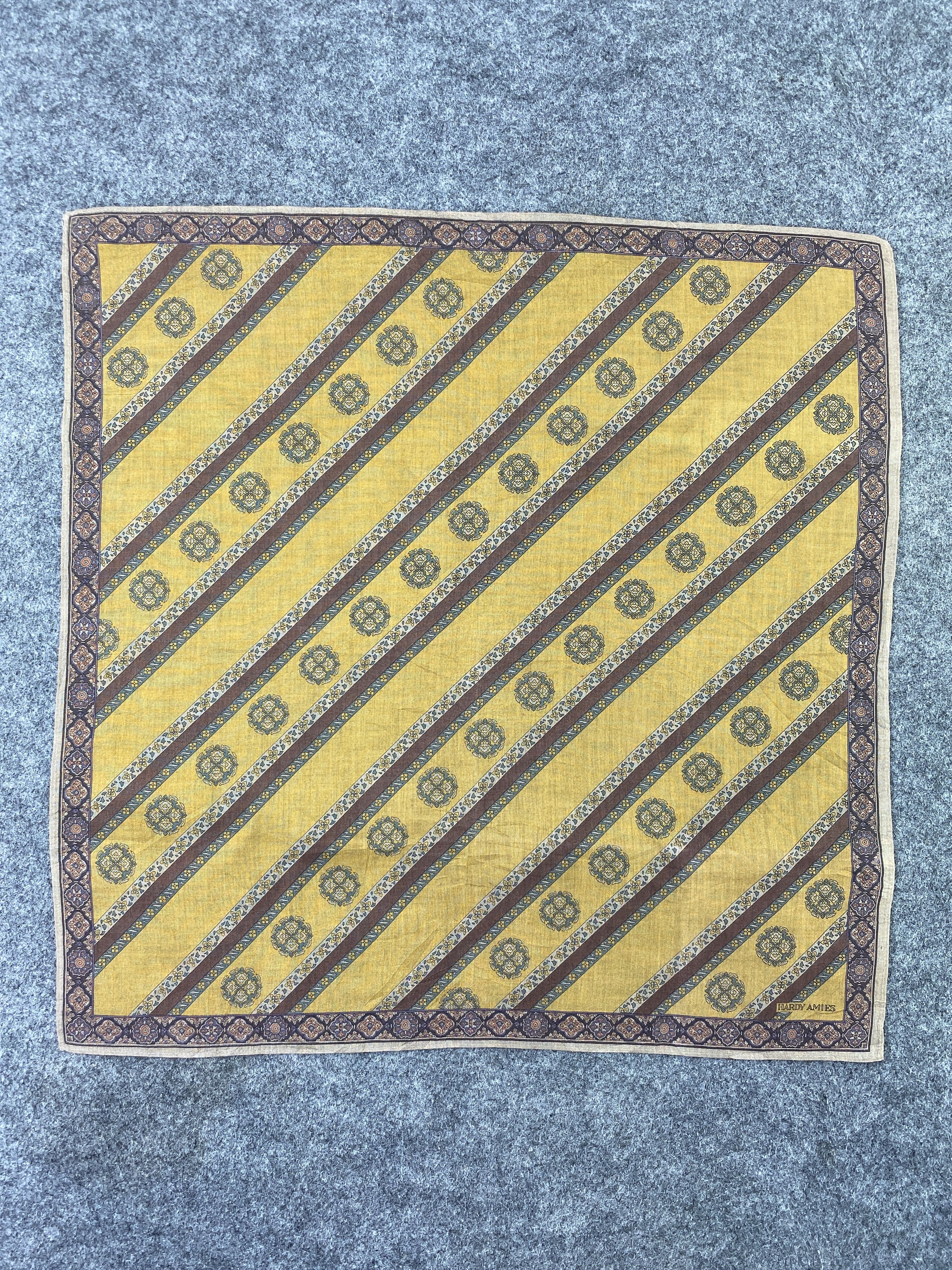 Hardy Amies × Vintage Hardy Amies Handkerchief / Bandana / Neckerchief-B124 Size ONE SIZE - 3 Thumbnail