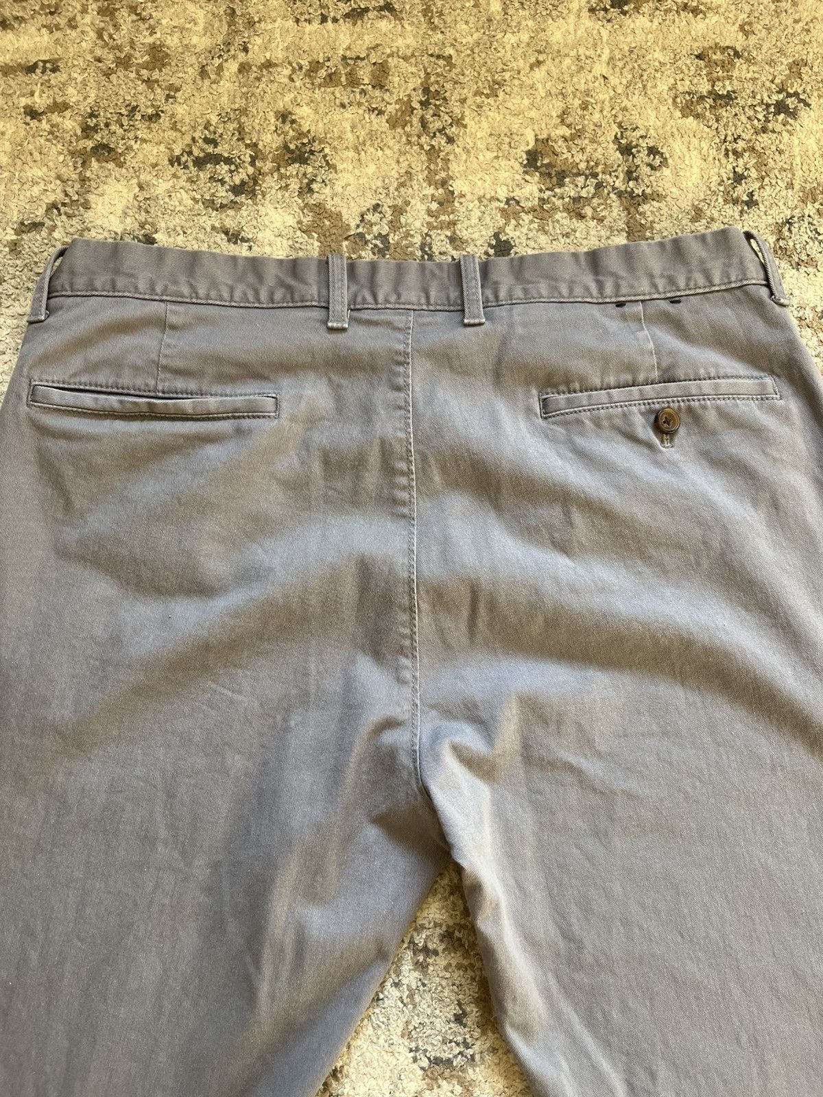 J.Crew J.Crew Men's Flex Athletic Slim Gray Chinos 34x30 Size US 34 / EU 50 - 5 Thumbnail