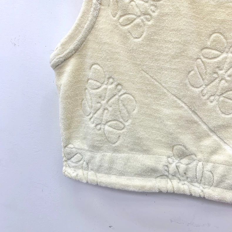 Loewe LOEWE American logo embossed cotton round neck sleeveless Size S / US 4 / IT 40 - 4 Thumbnail