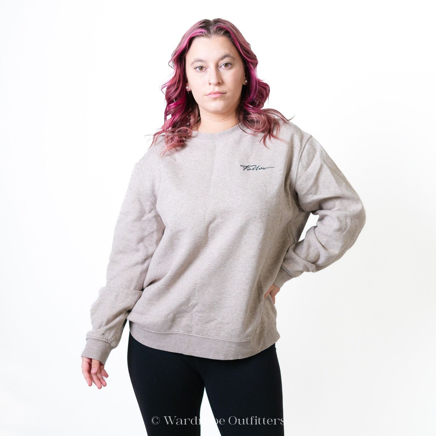 H&M H&M Tan Pullover Sweatshirt Size L / US 10 / IT 46 - 1 Thumbnail