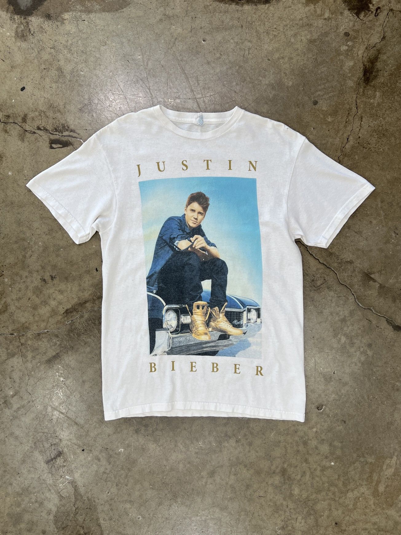 Band Tees Justin Bieber Believe Tour Concert Tee Medium Size US M / EU 48-50 / 2 - 2 Thumbnail
