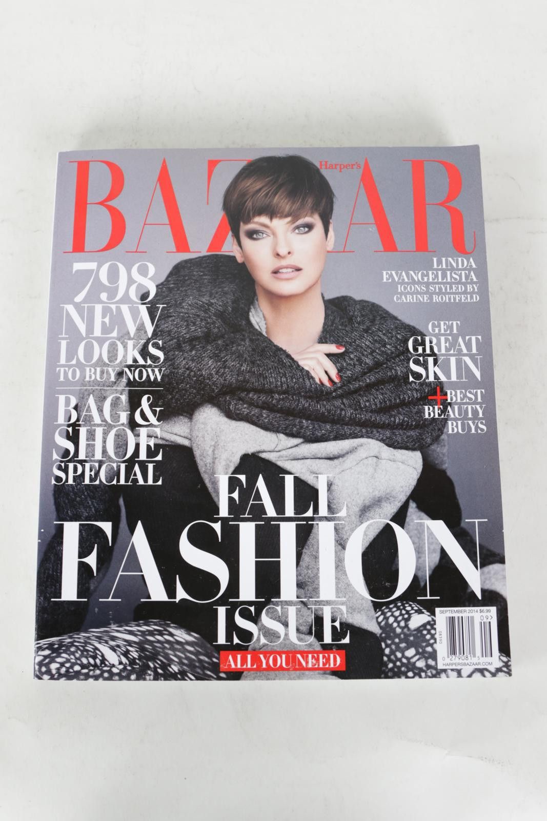 Other 2014 Bazar September Linda Evangelista Fall Fashion Magazine Size ONE SIZE - 1 Thumbnail