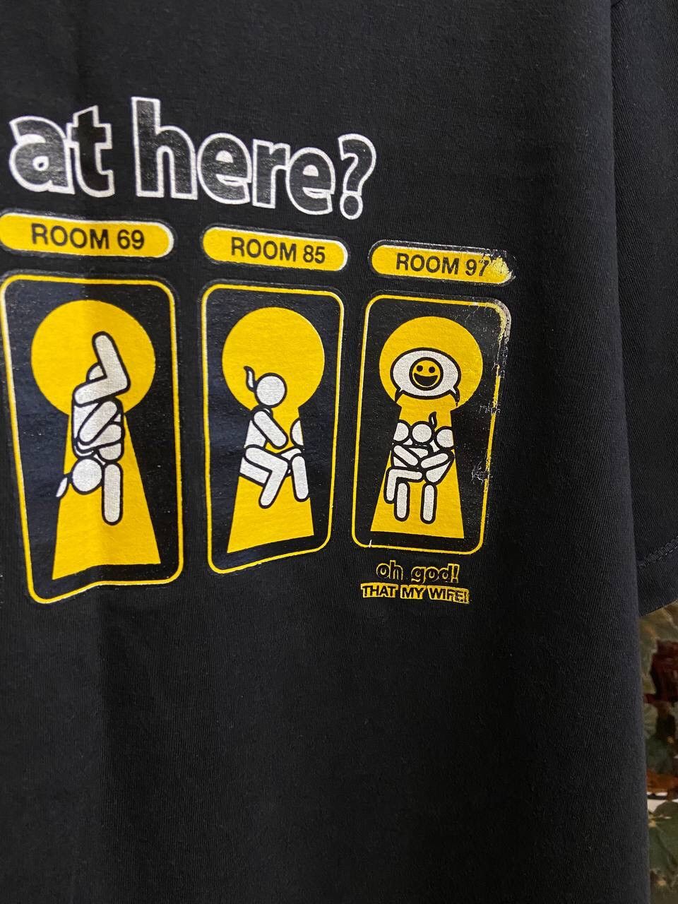 Hook-Ups Vintage “Sex in the Room” Humor T-shirt Size US L / EU 52-54 / 3 - 3 Thumbnail