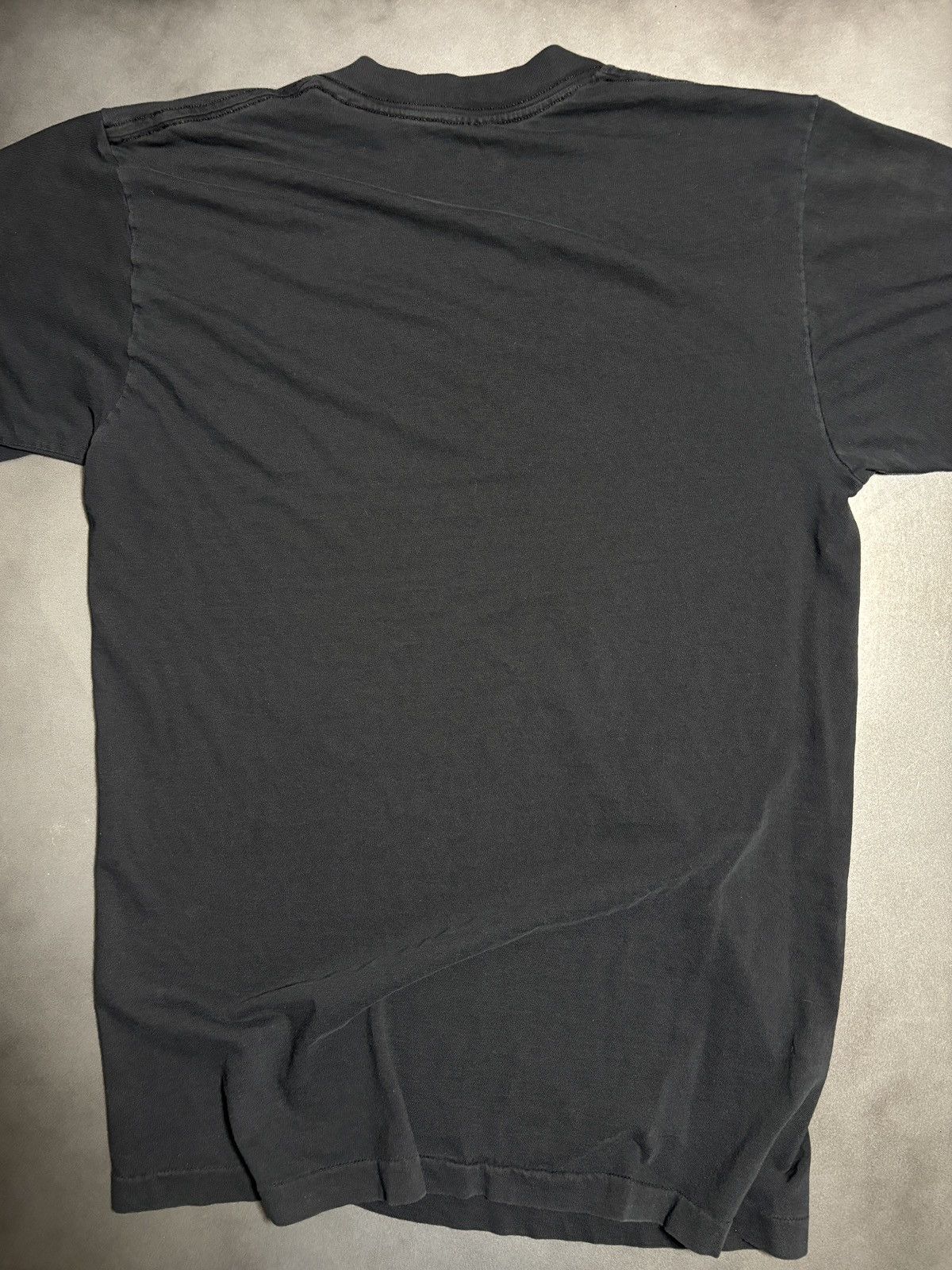 Vintage 1990s Blank Tee Vintage Black T-Shirt 90s Stanfields Canada Size US M / EU 48-50 / 2 - 7 Thumbnail